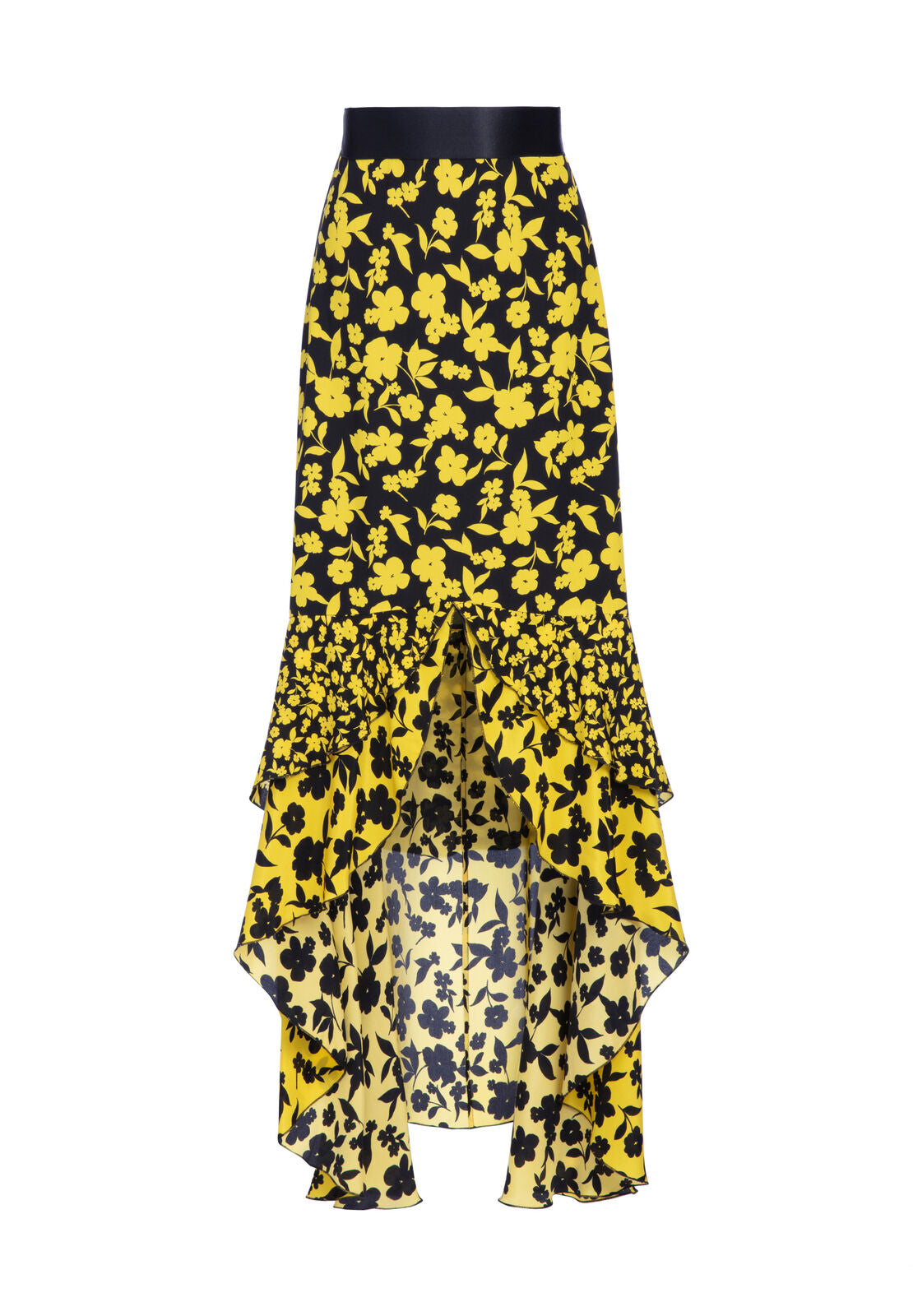 SUEANN RUFFLE MIDI SKIRT
