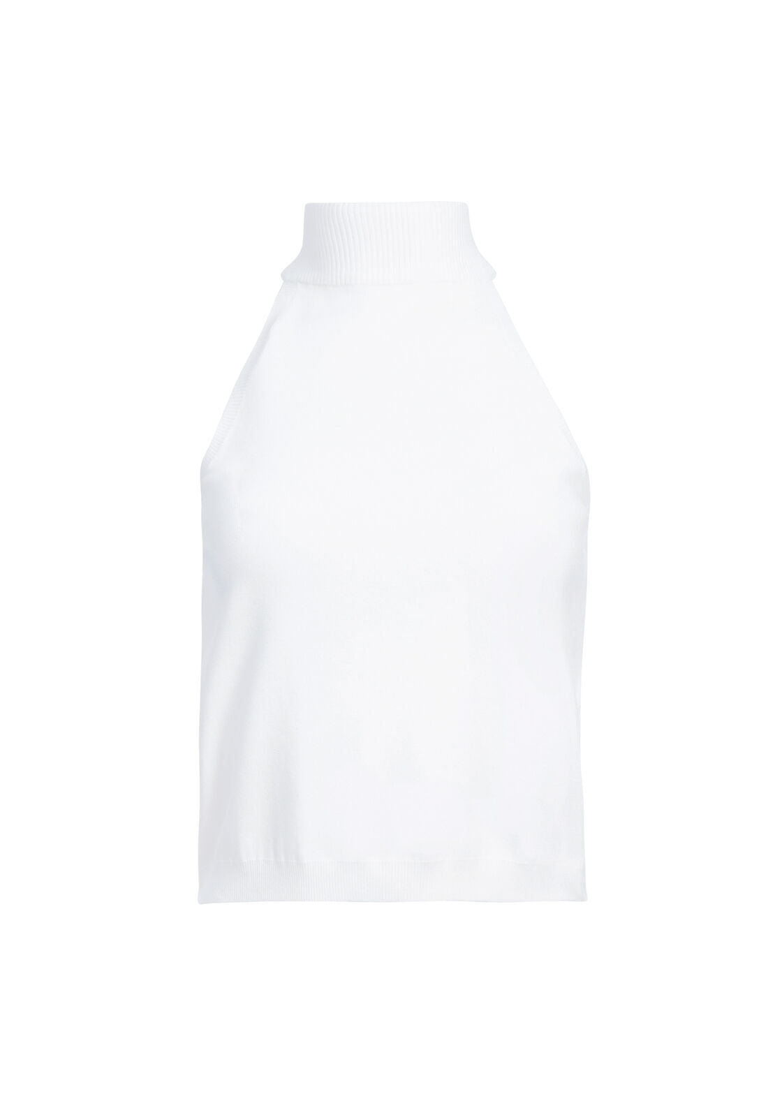 HAUT COURT EN TRICOT AVEC ENCOLURE HALTER HIEDI