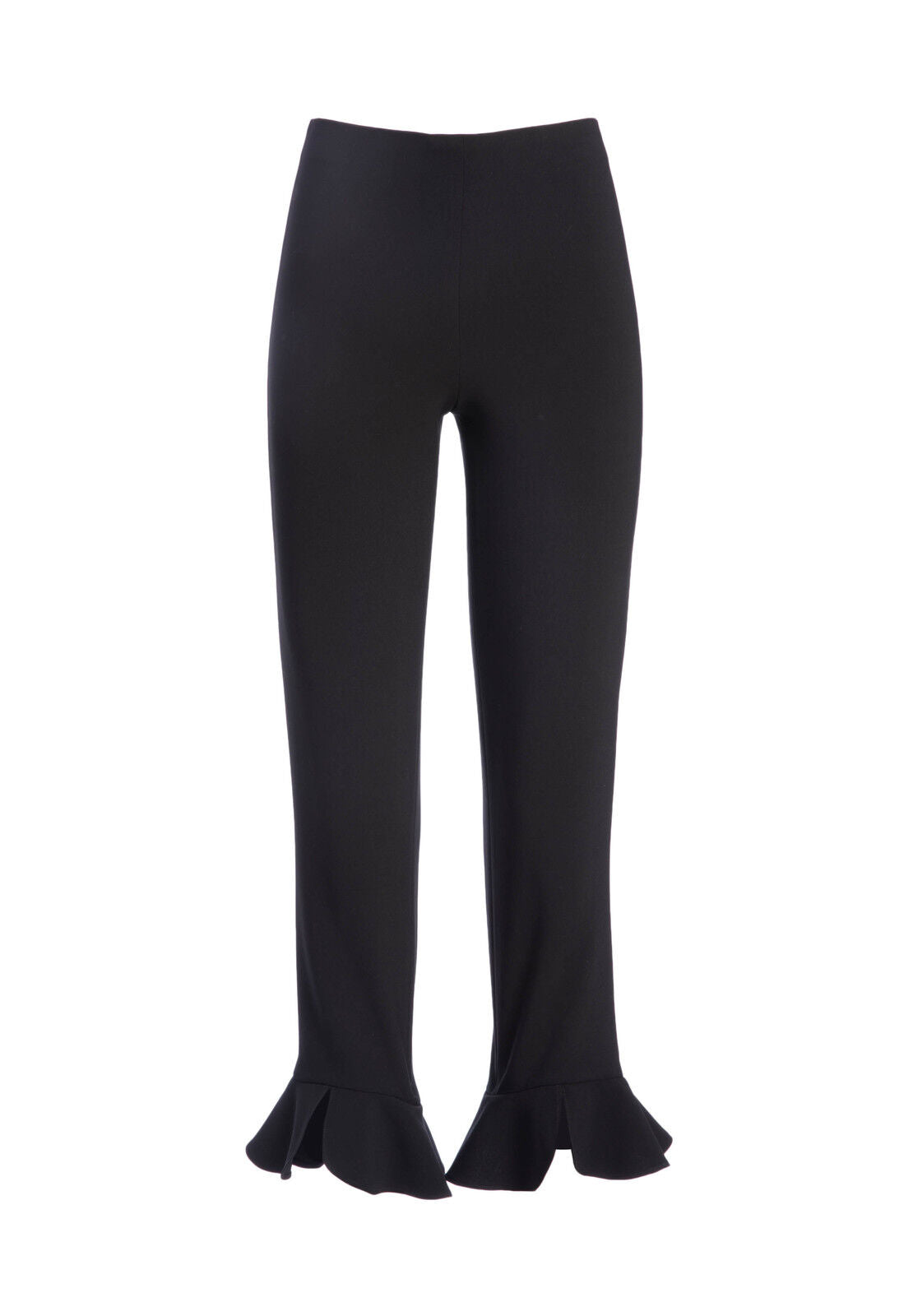ALENA HW PANTALONI A ZAMPA CON VOLANT SPACCATO