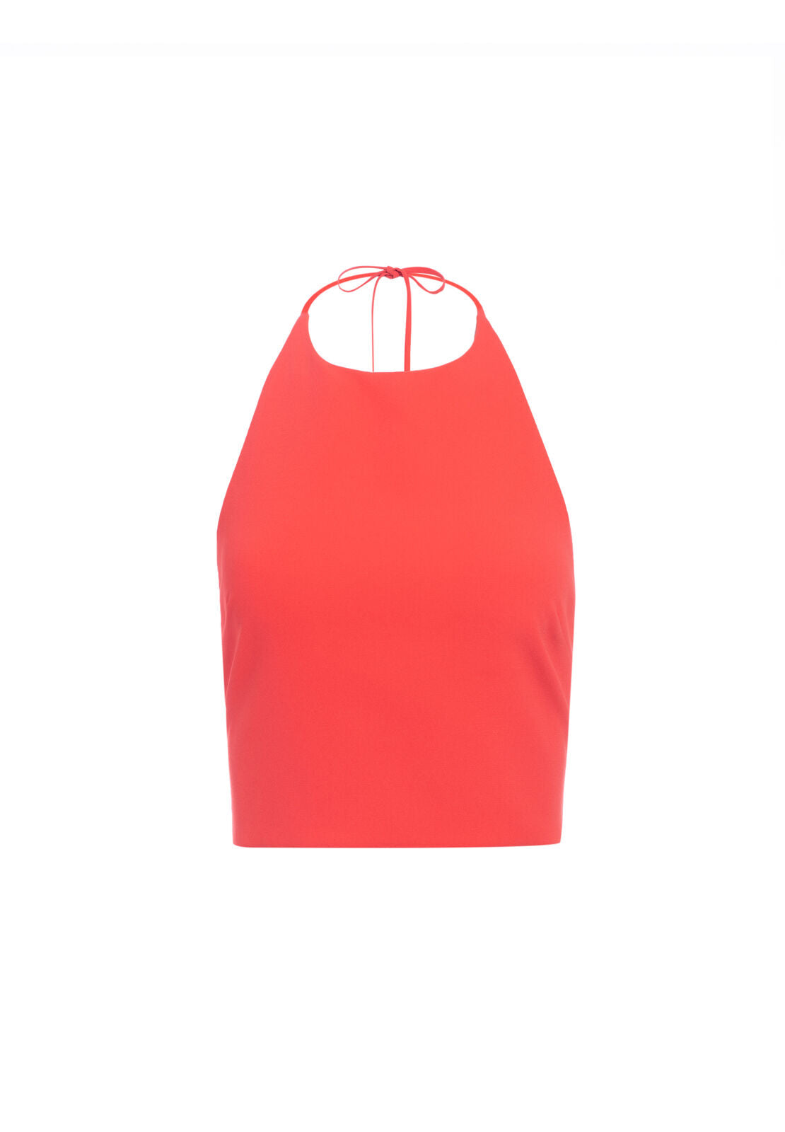 Top scollato all'americana JAYMEE con nodo in vita