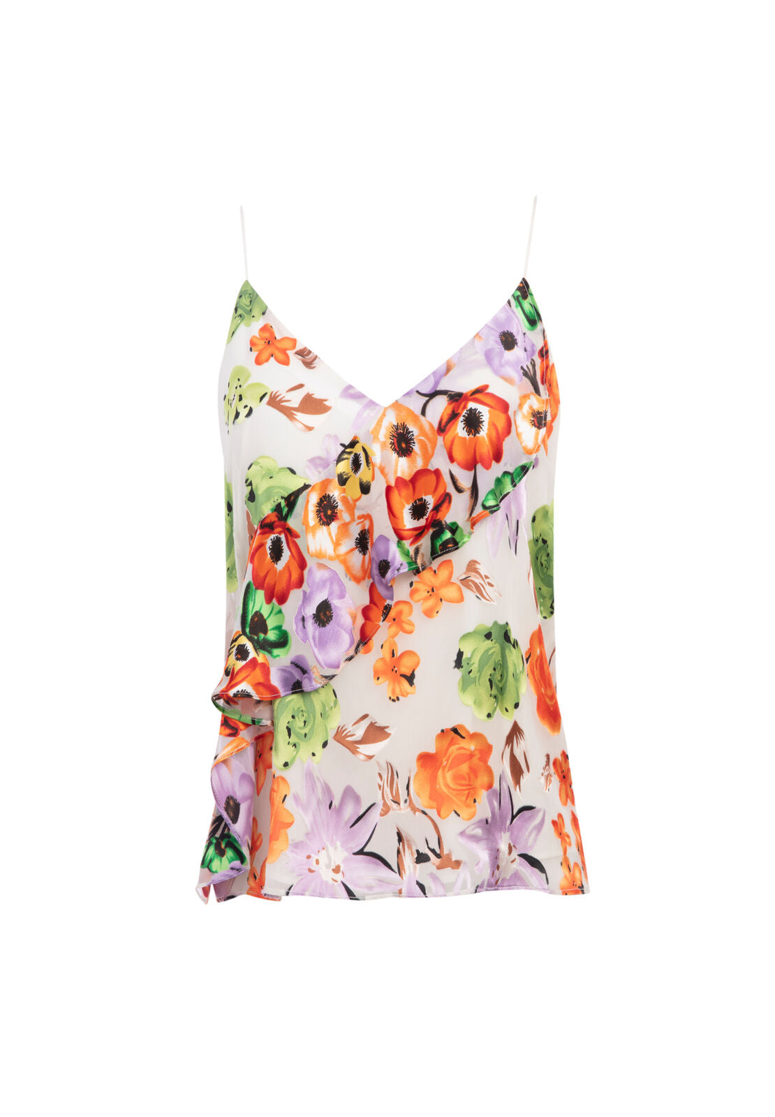 Haut asymétrique drapé LAVONIA