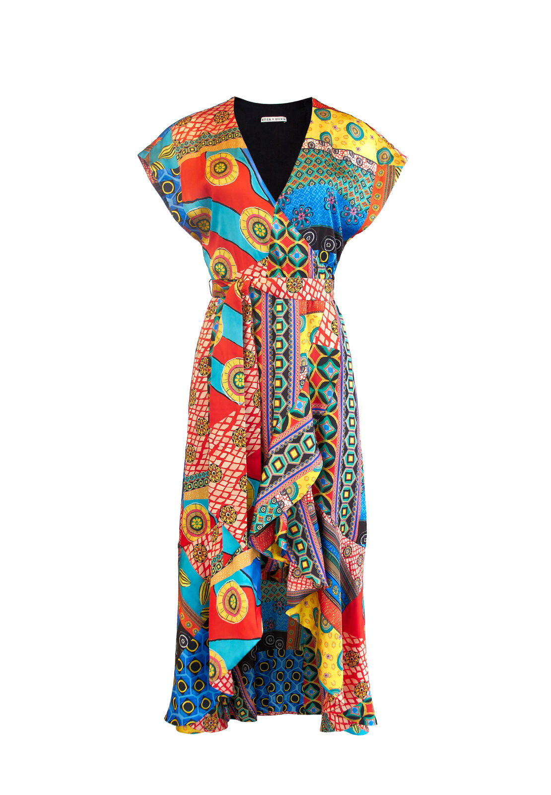 ROBE KIMONO DANI CP SL RFL AVEC NŒUD
