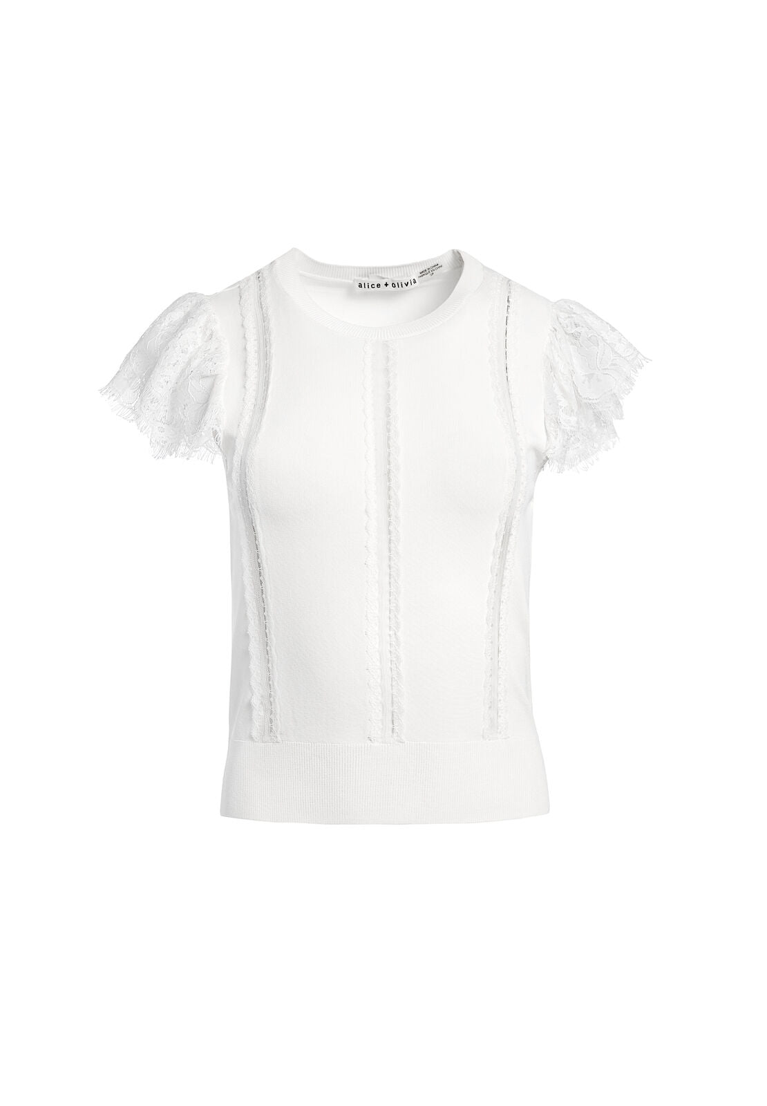 Maglione girocollo ROSIO LACE COMBO