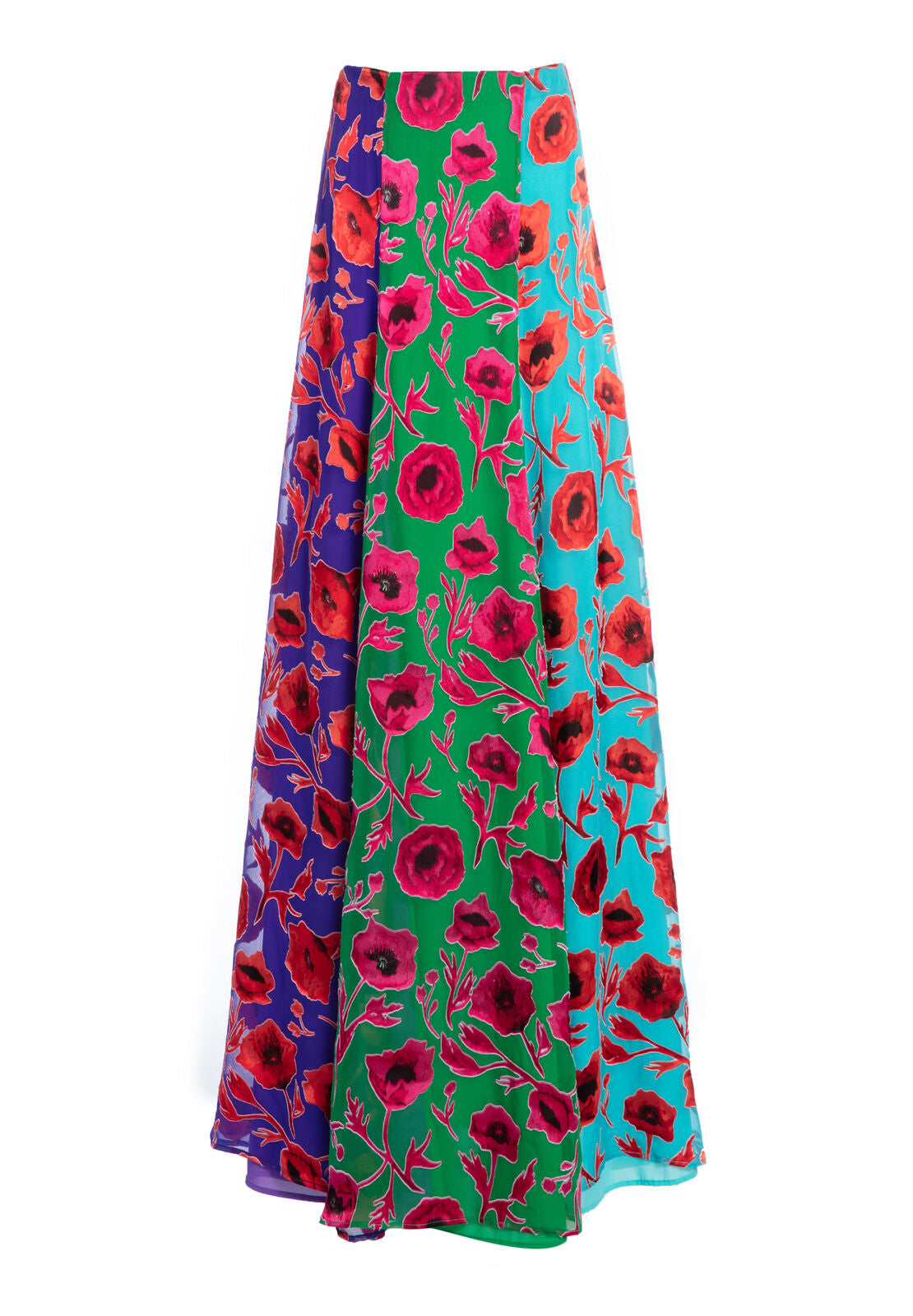 AQUINNAH FLORAL PRINT MAXI SKIRT