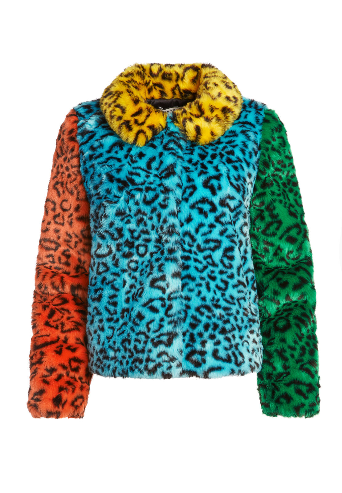 CAPPOTTO IN ECOPELLICCIA STAMPA LEOPARDATA JERRIE