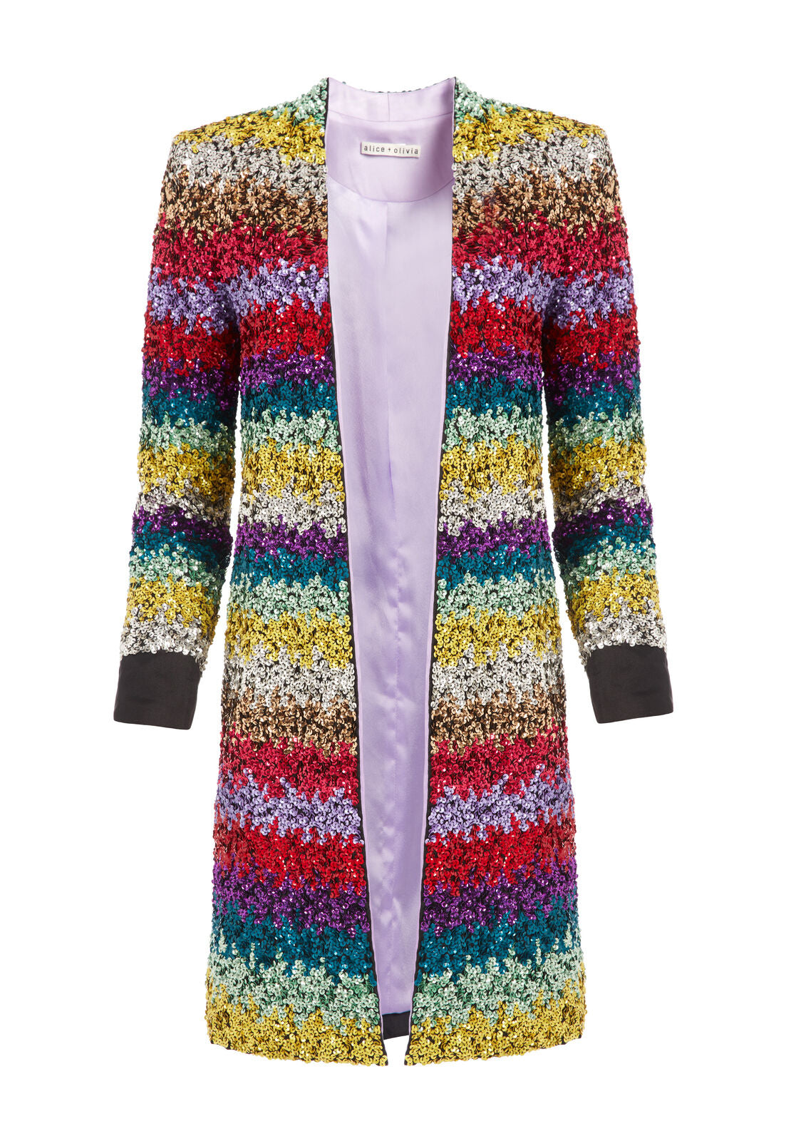 LINDA SEQUIN MIDI COAT