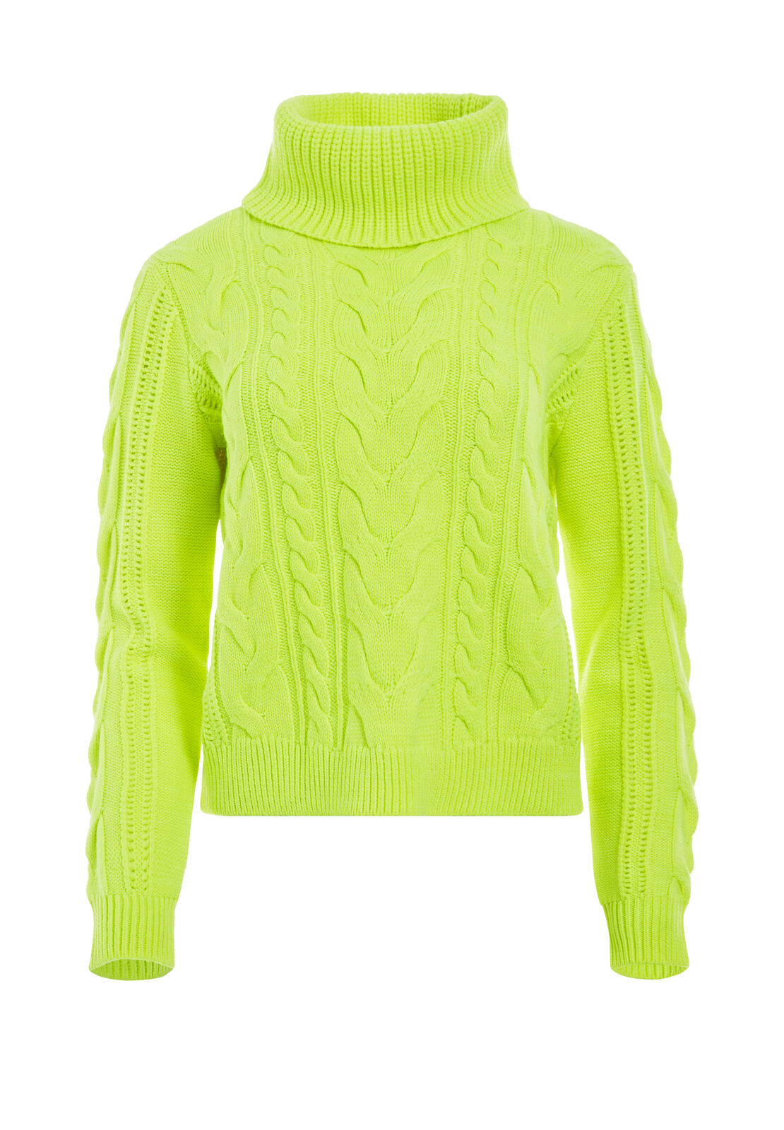 MAYME NEON TURTLENECK PULLOVER