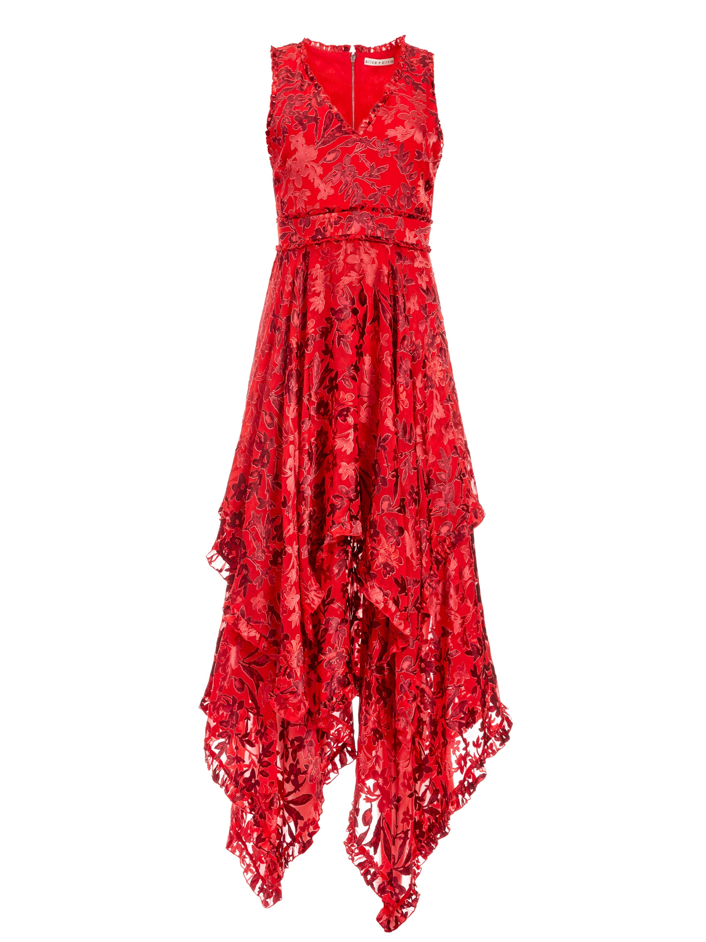 ROBE MIDI SAMMI À FAUX FOULARD