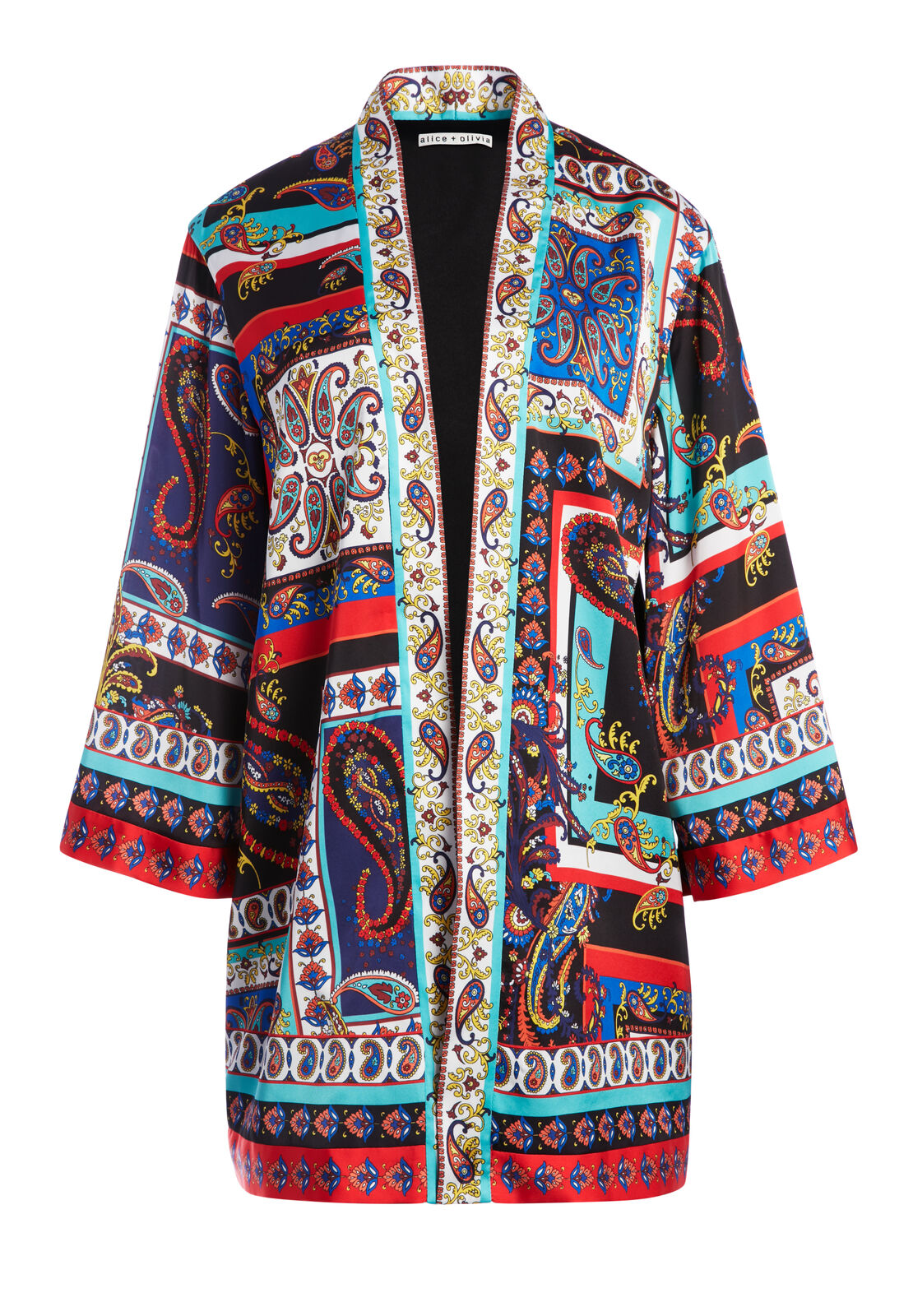 KOKO PATCHWORK PRINTED KIMONO