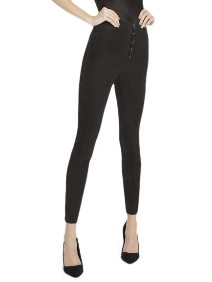 MIKAH SUEDE HIGH RISE PANT