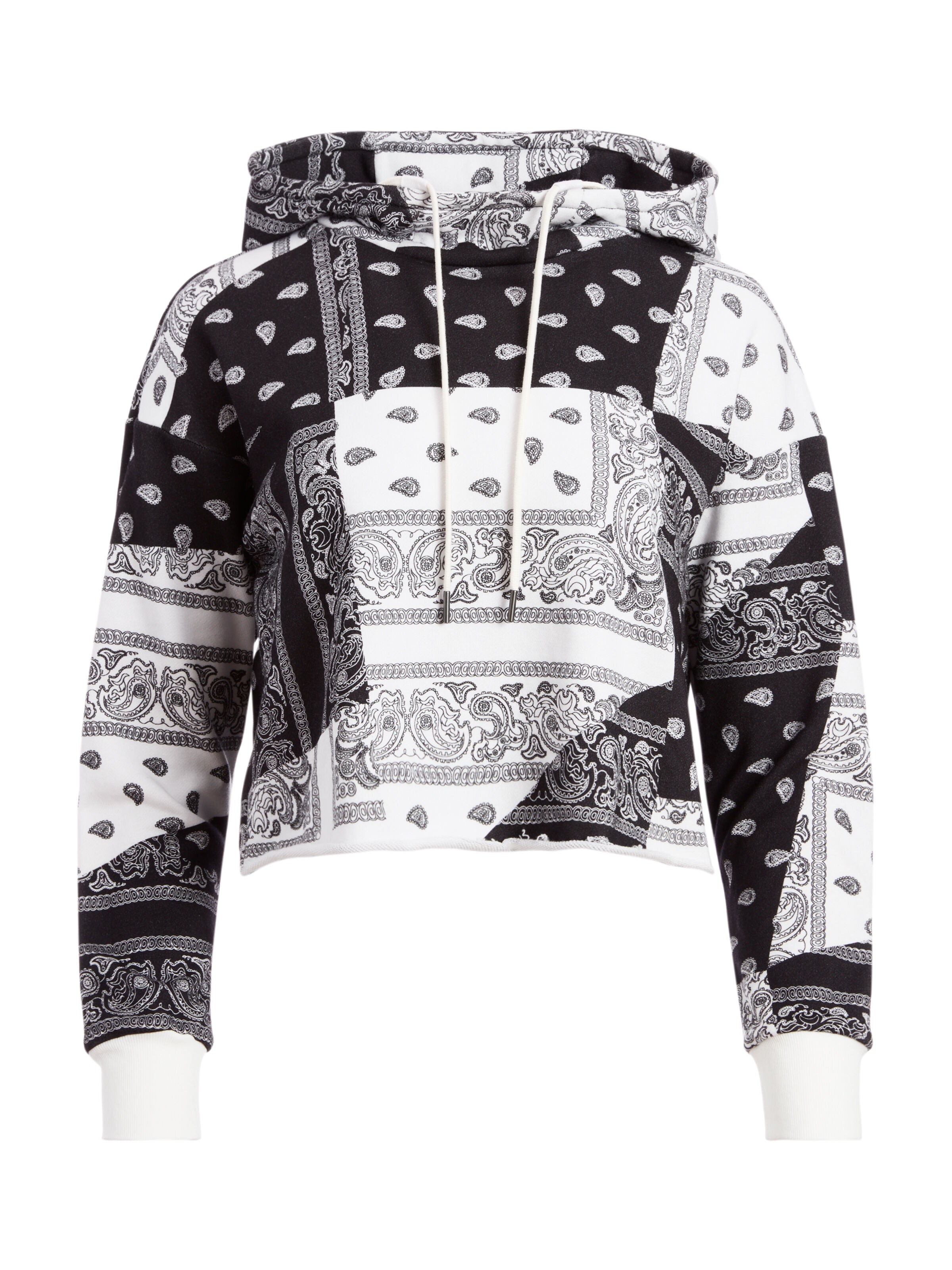 NIKI CROPPED BANDANA HOODIE