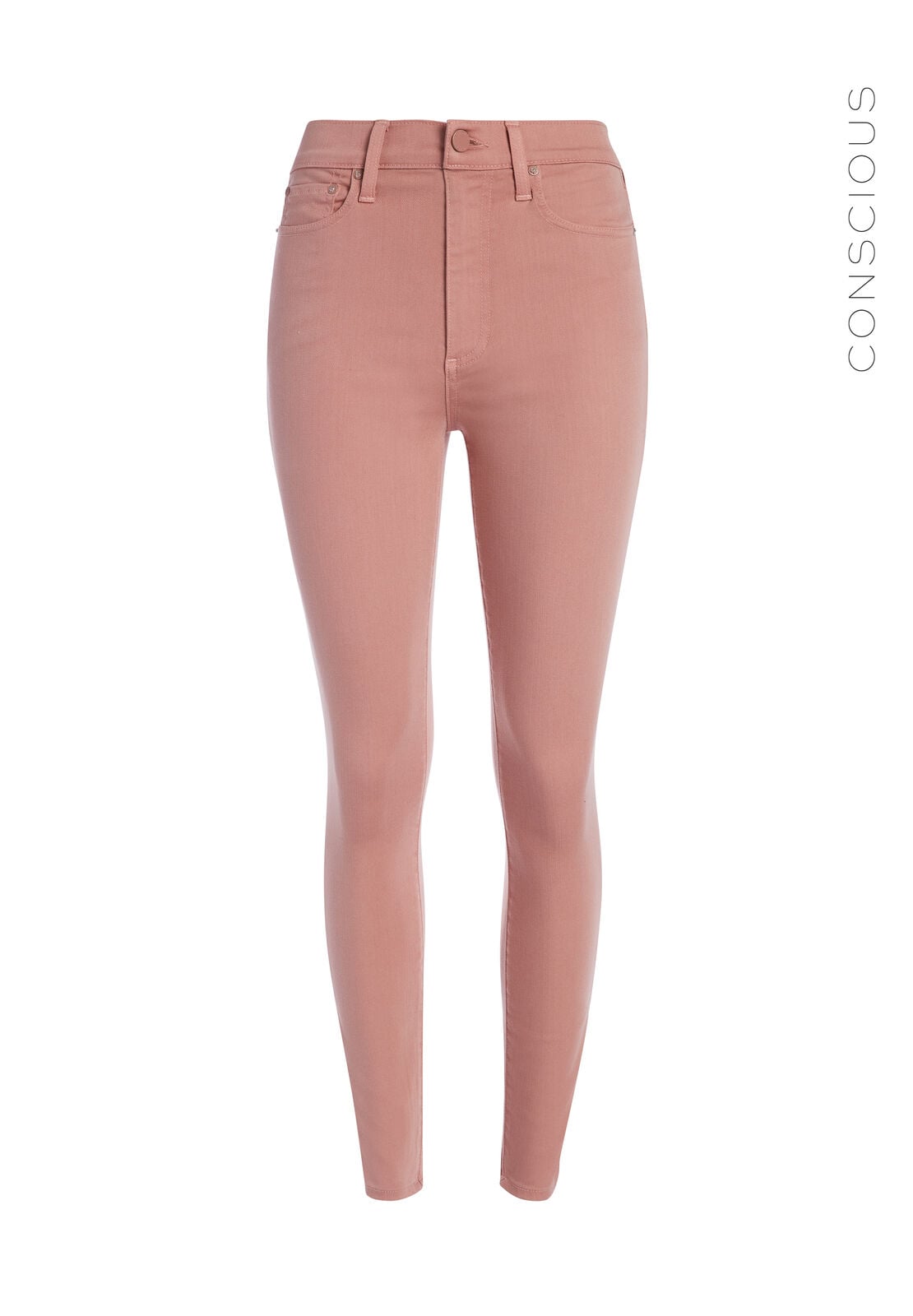 BUON JEANS SKINNY A VITA ALTA E ALLA CAVIGLIA