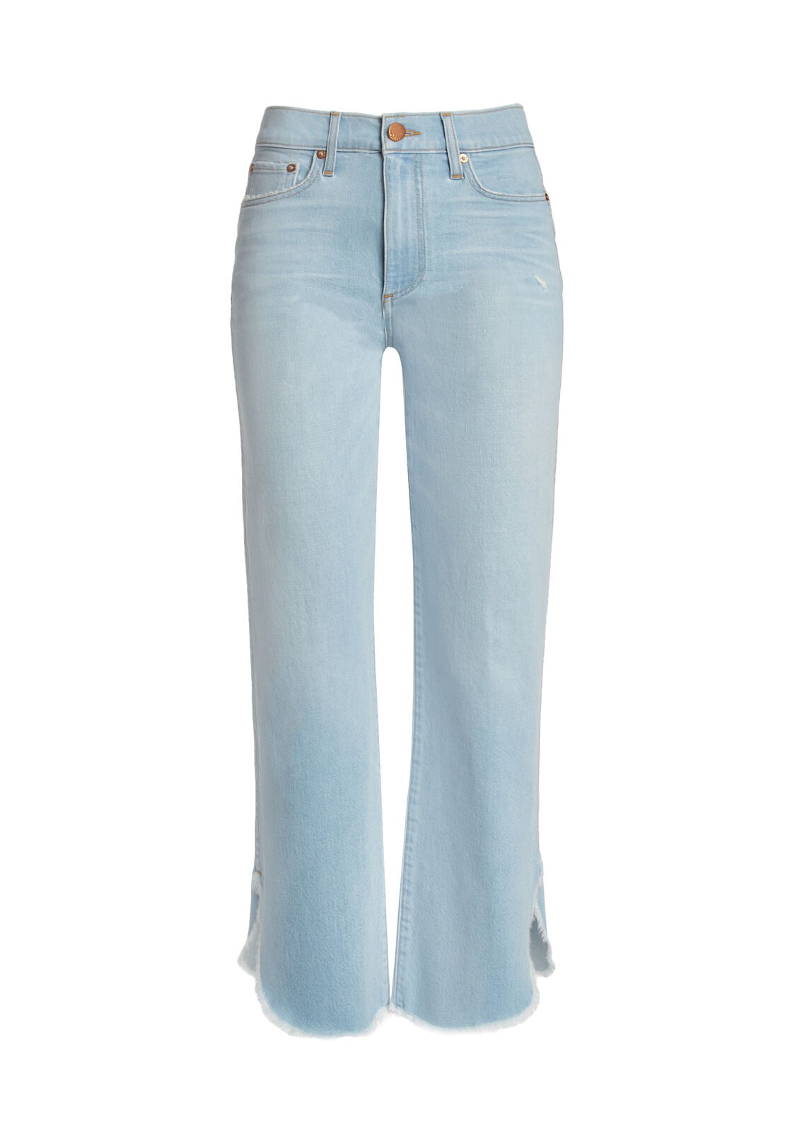PANTALON FLARE COURT PARFAIT AVEC FENTE LATÉRALE