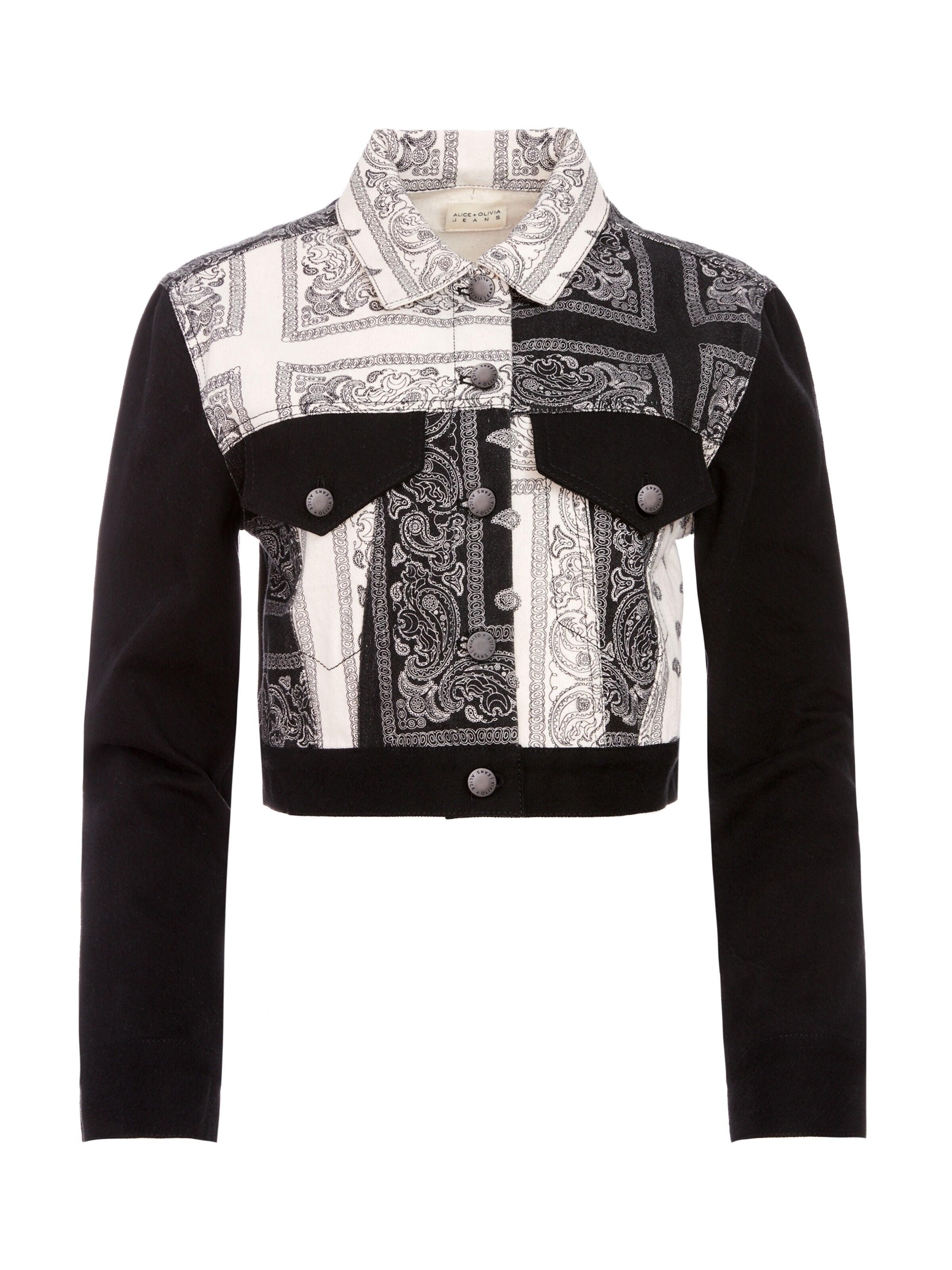 BANDANA PATCHWORK CROPPED JACKET