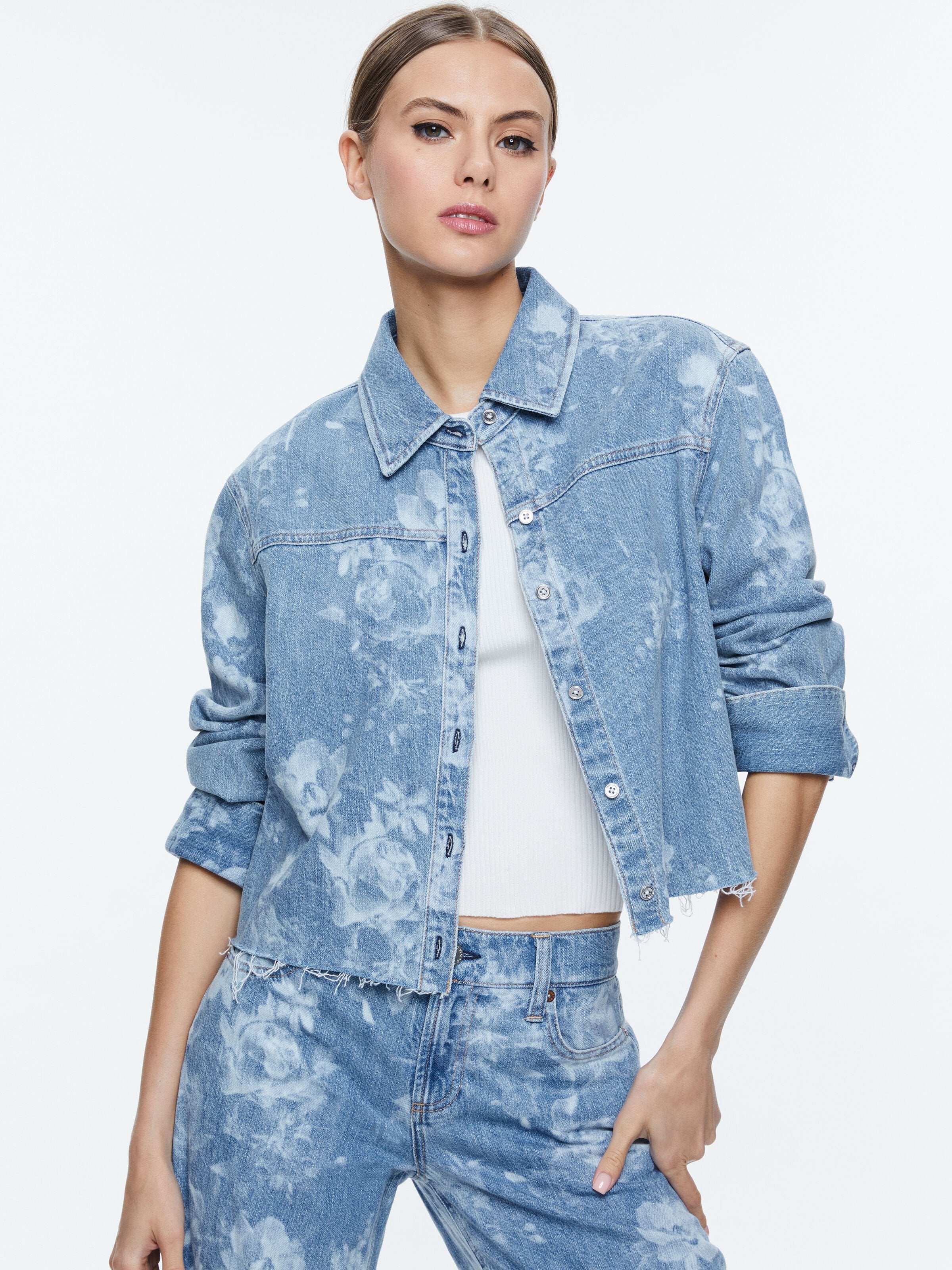 FINELY RAW HEM BUTTON DOWN