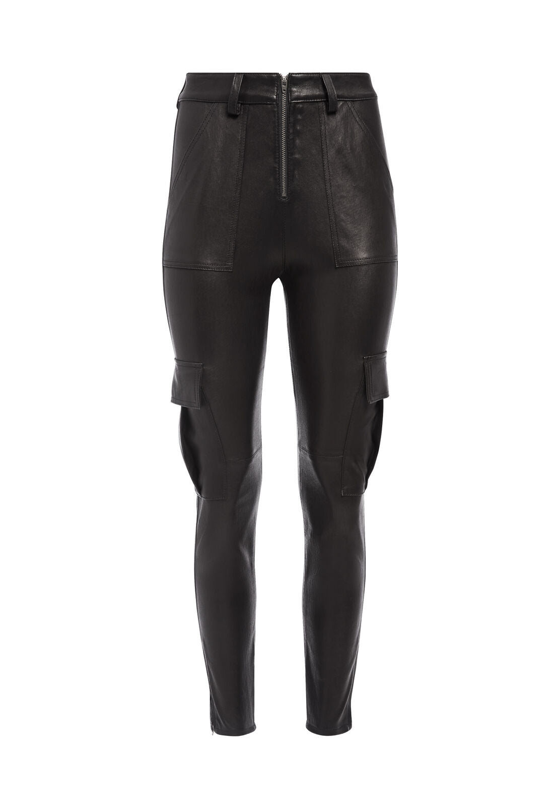 PANTALON CARGO SKINNY EN CUIR