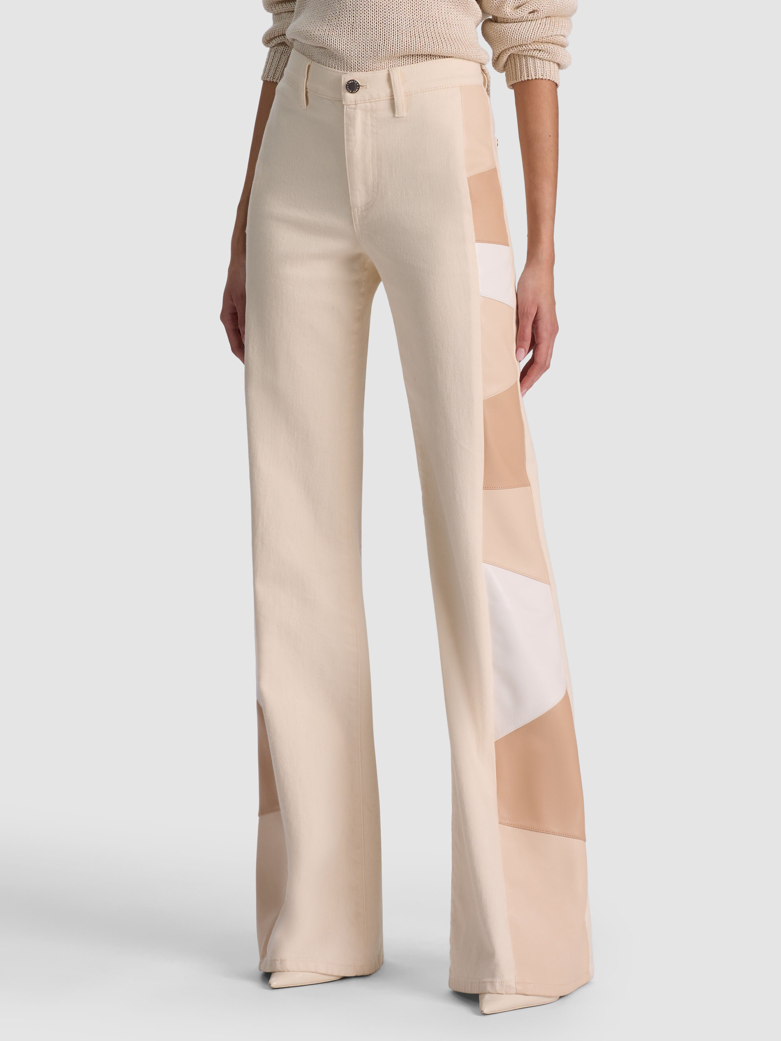 BELLISSIMI JEANS VEGAN PATCHWORK