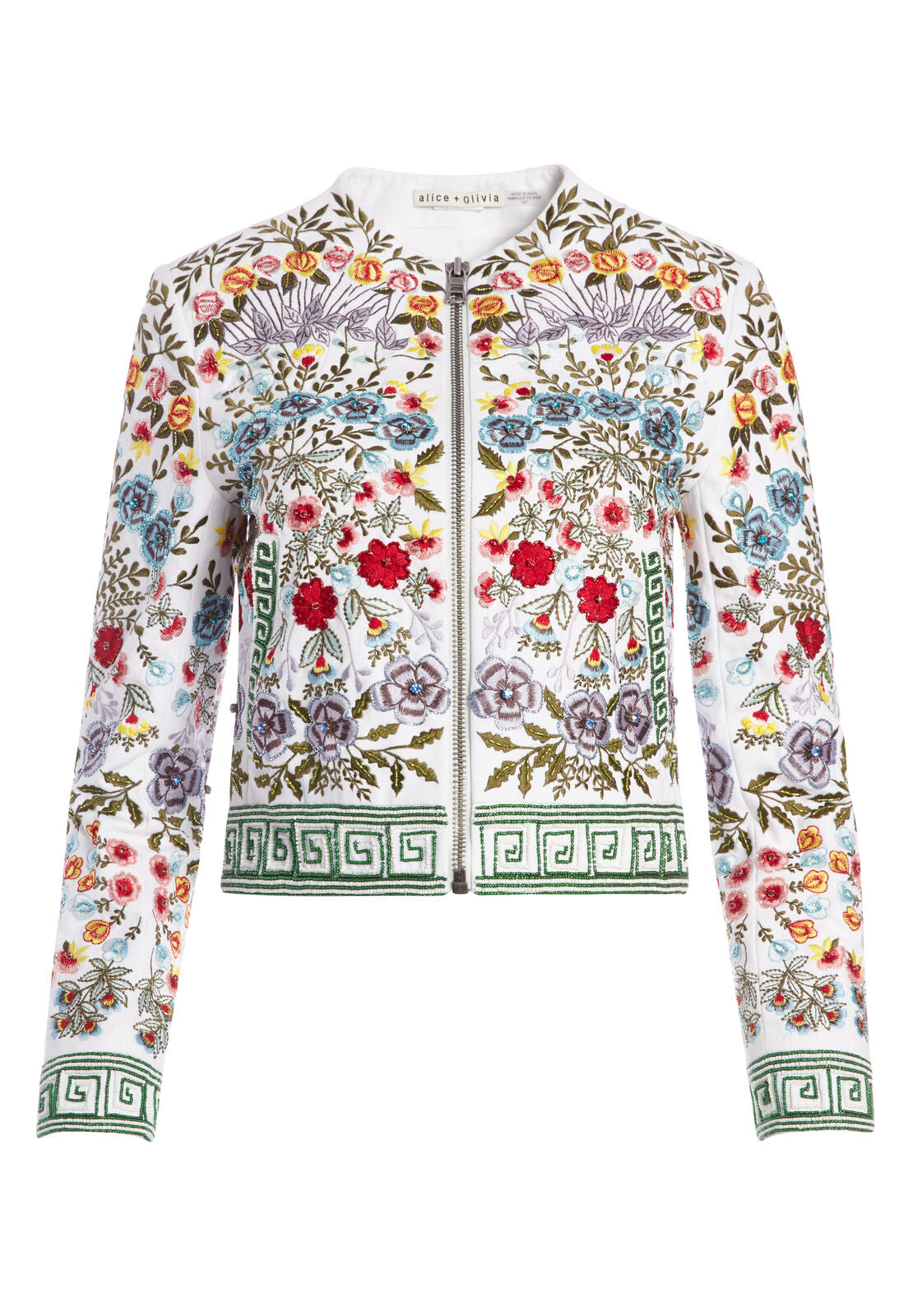 YARDLEY BEADED CROPPED JACKET