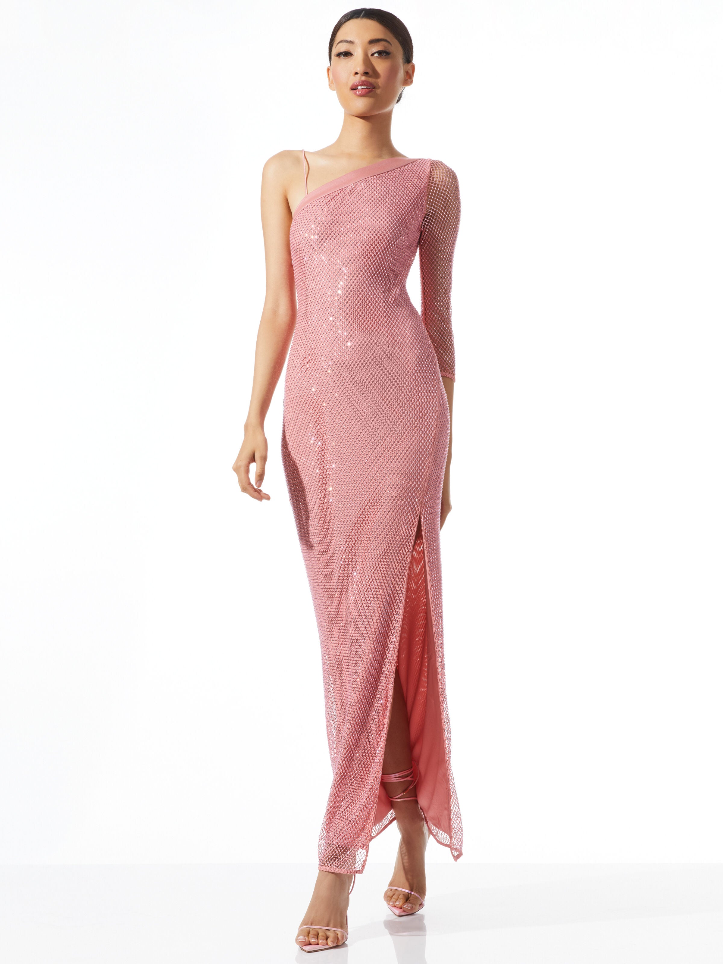 ROBE MICHELE FENDUE ORNÉE