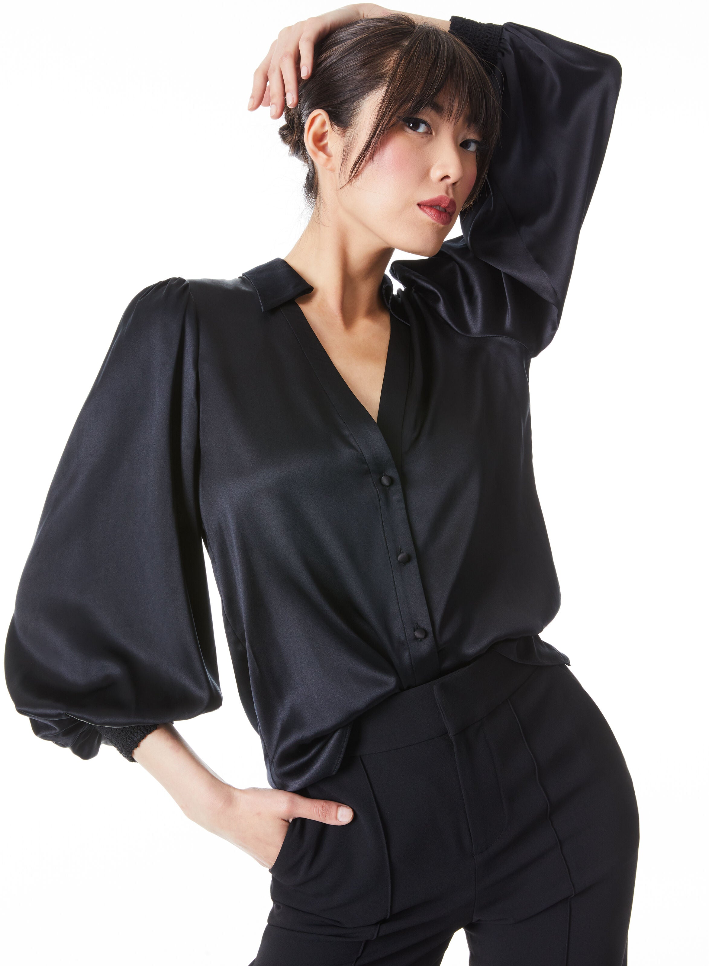 COSIMA BUTTON DOWN BLOUSE
