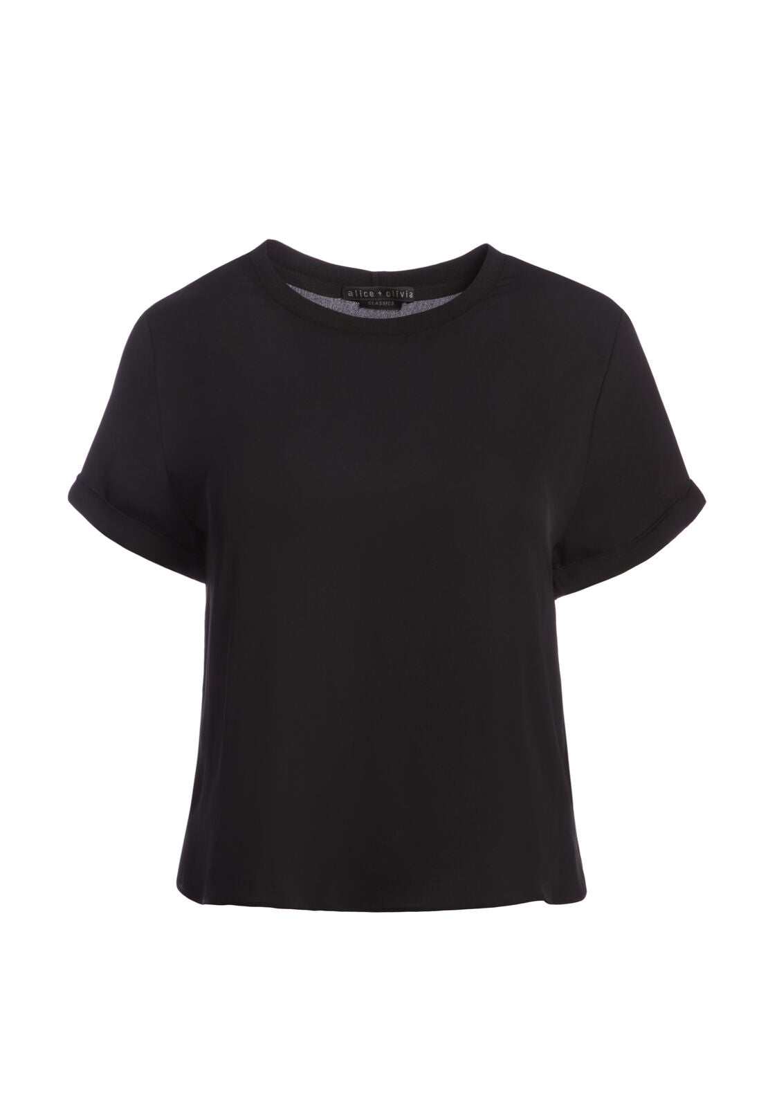 JANN ROLL SLEEVE BOXY TEE