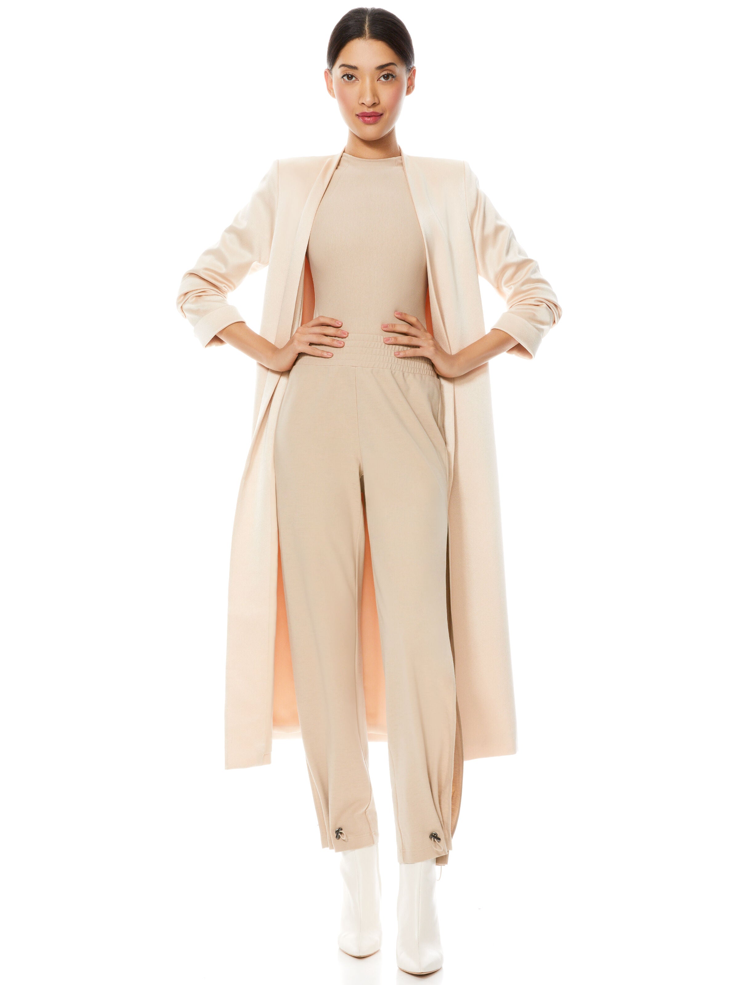 LINDA SCRUNCH SLEEVE COAT