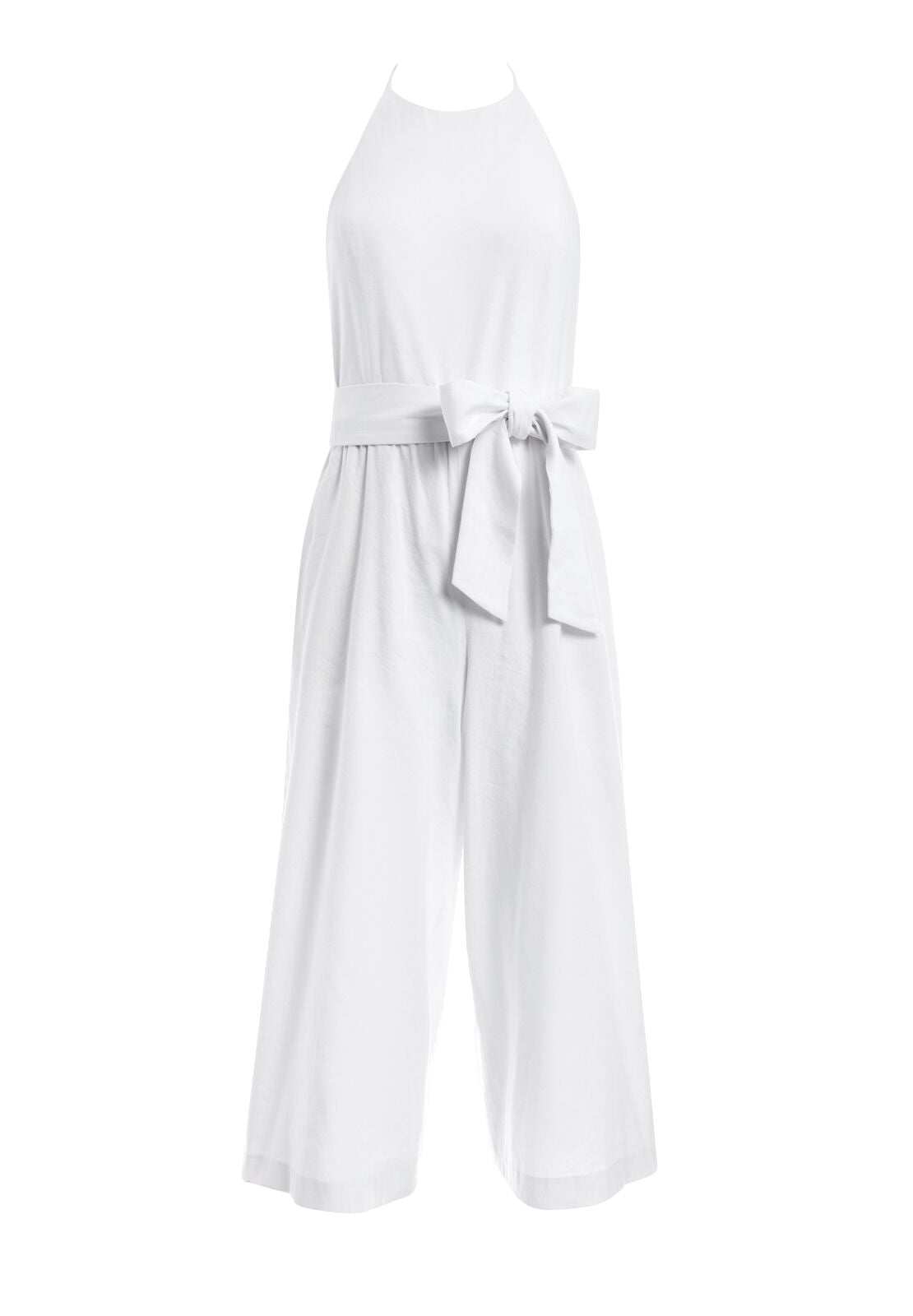 FRANNY HALTER NECK GAUCHO JUMPSUIT
