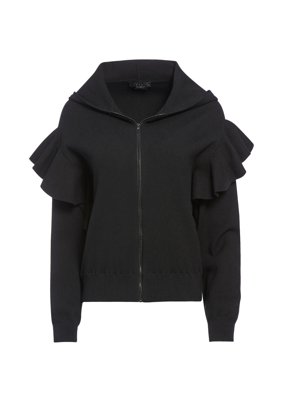 HARRIS RUFFLE ZIP HOODIE