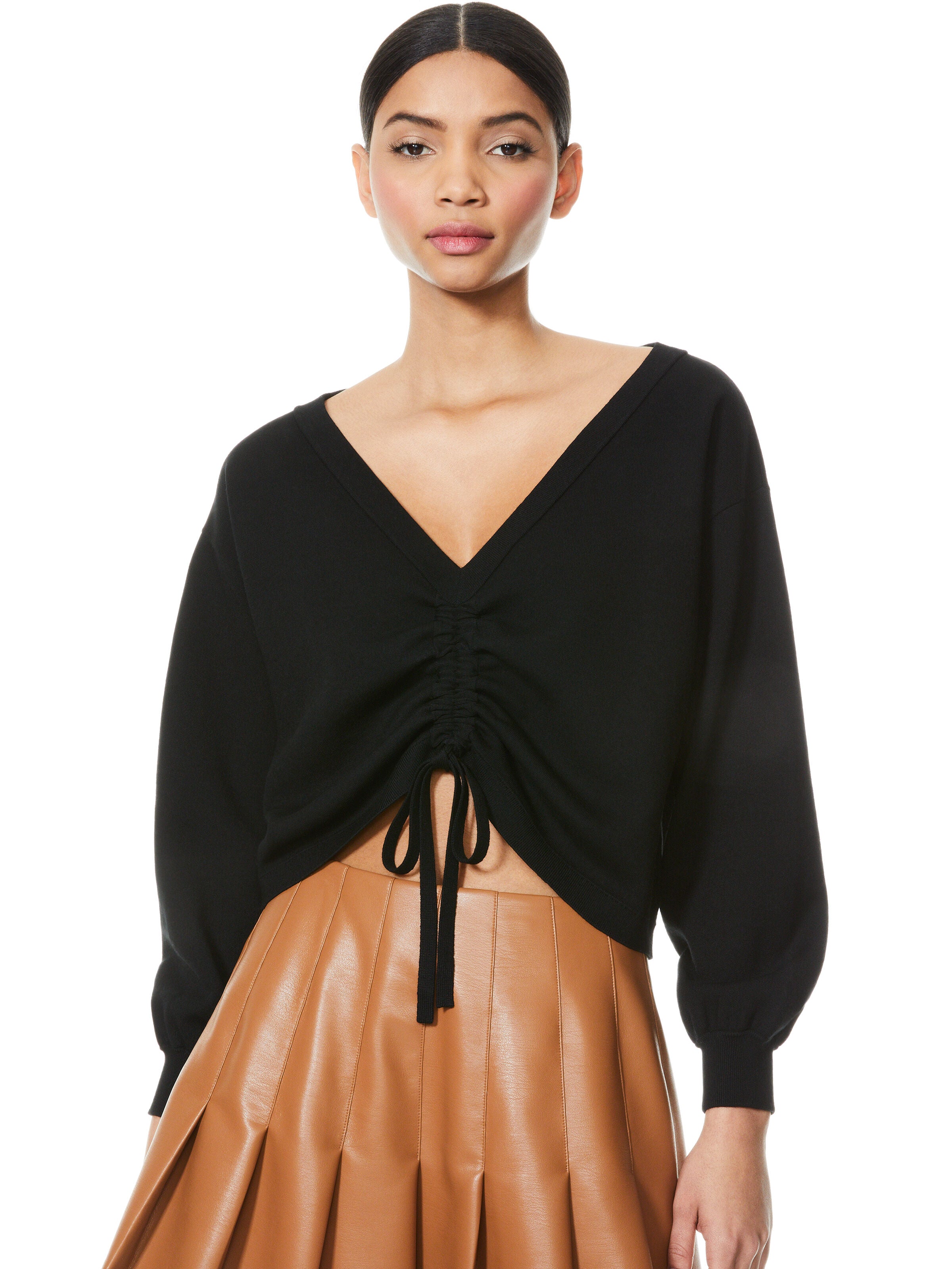 FELPA NORA CON COULISSE REVERSIBILE