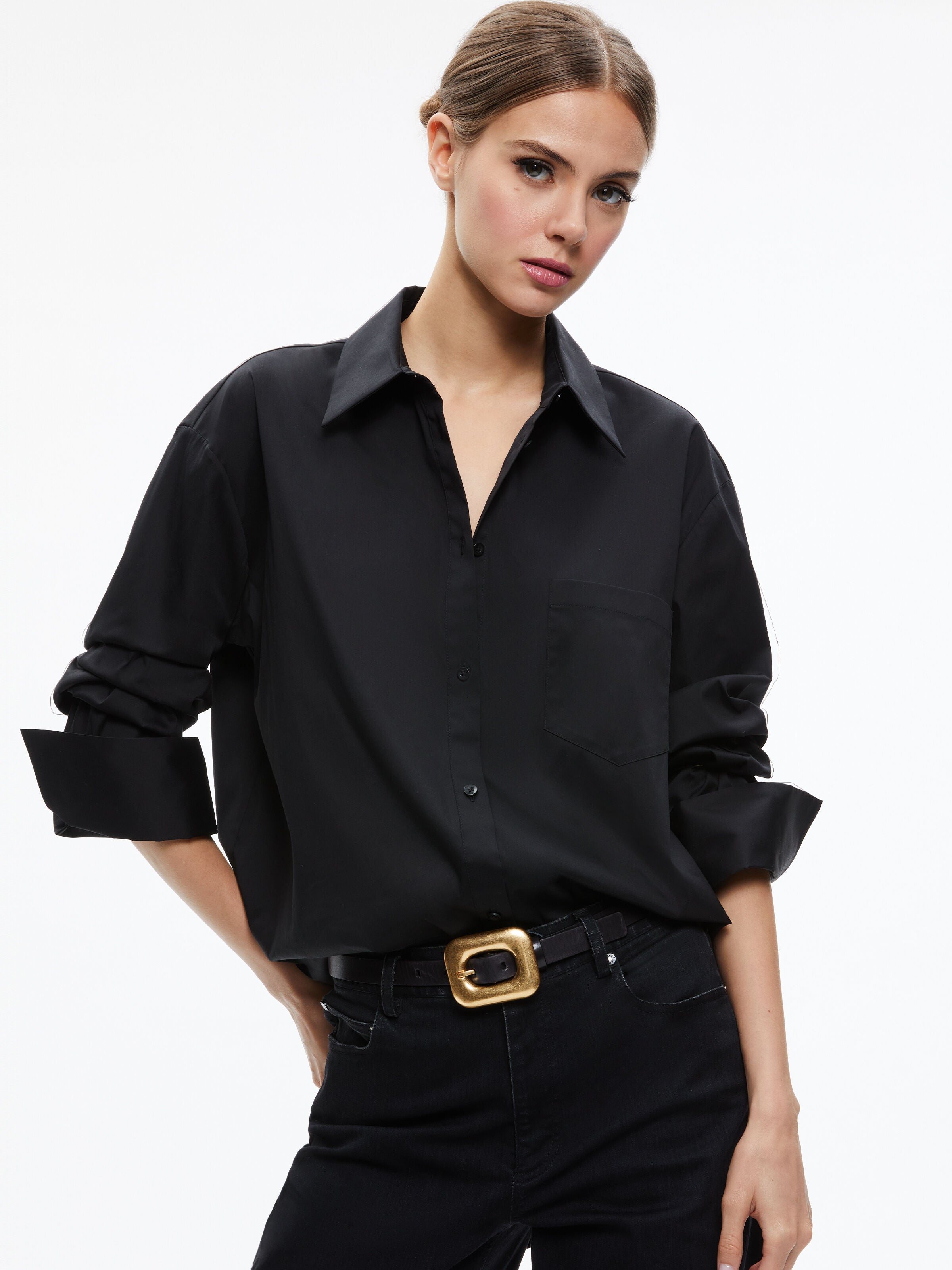 CAMICIA ABBONDANTE IN COTONE FINE
