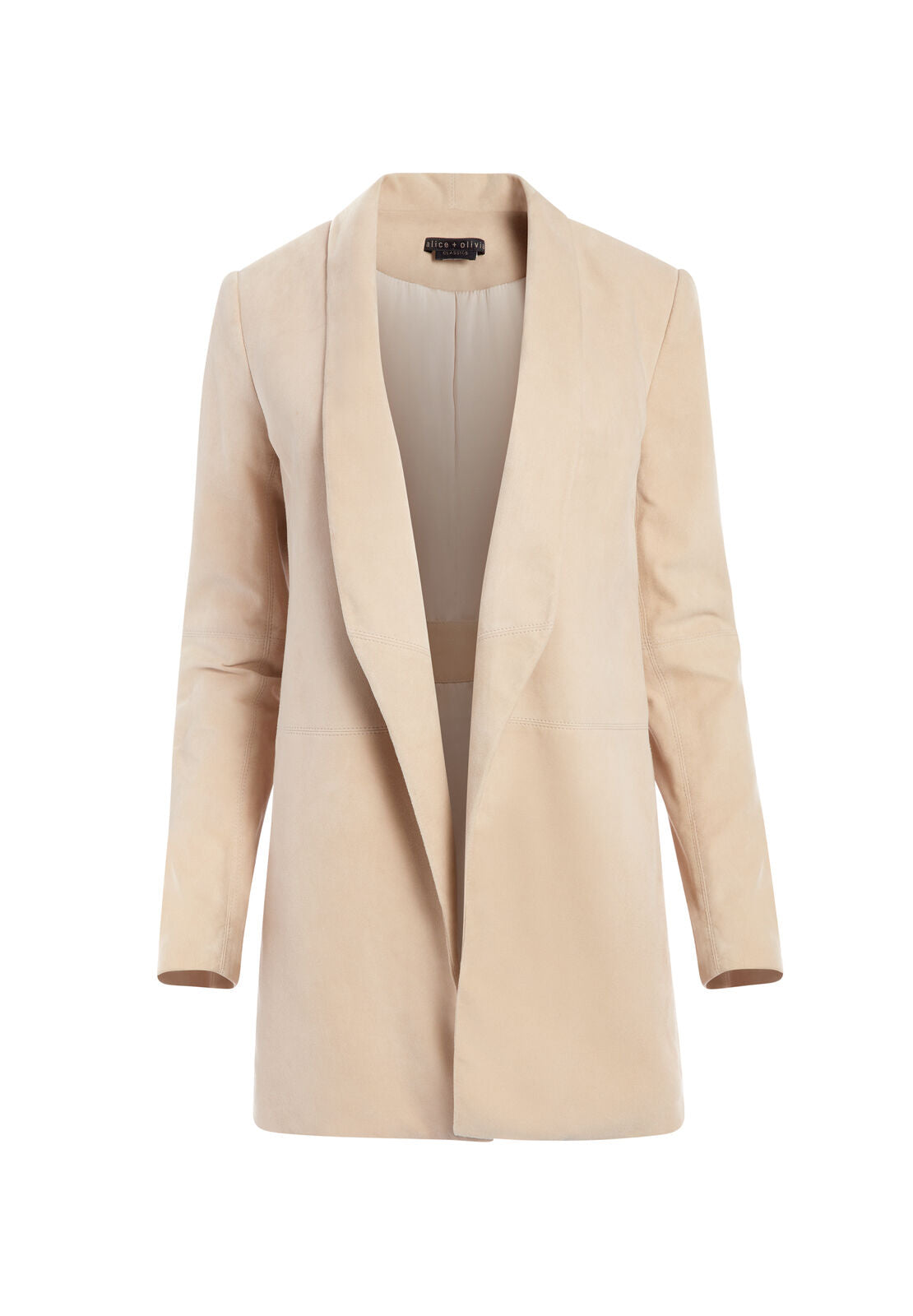 XAVIER SUEDE DRAPE JACKET