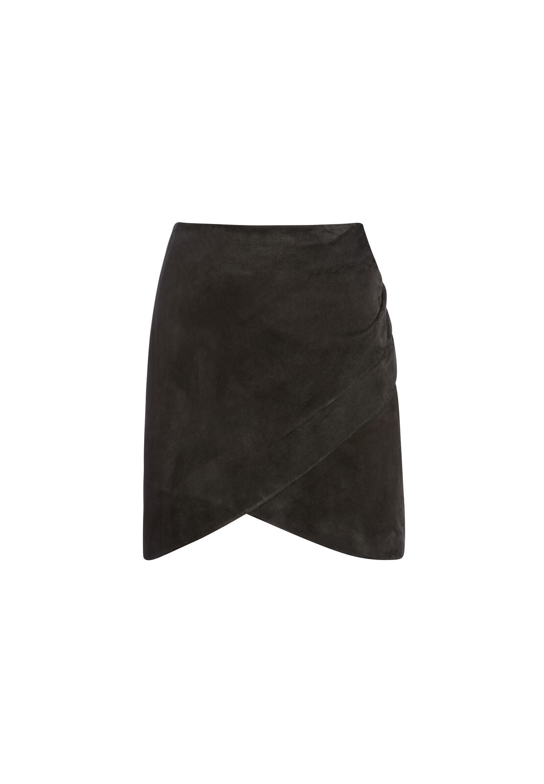 MINIGONNA DRAPPEGGIATA IN SUEDE FIDELA