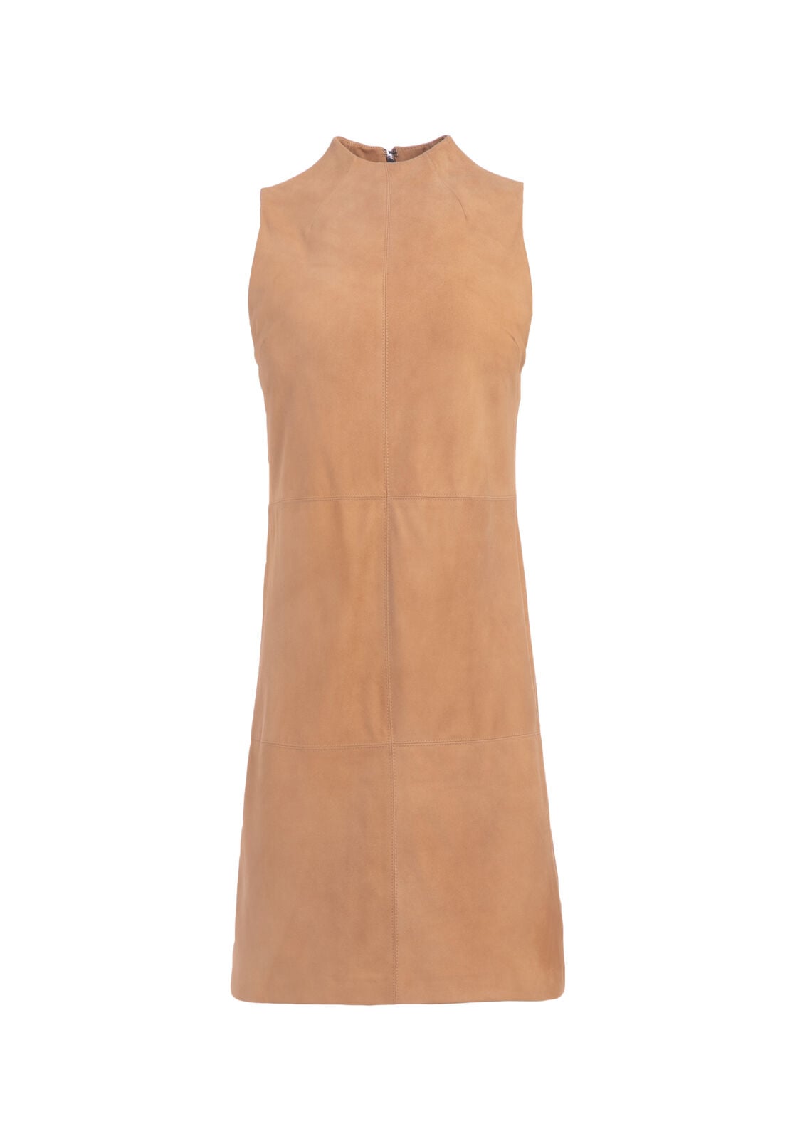 alice and olivia coley mini dress SUEDE in TAN ss24salew Size:6 AU/UK (2 US) Sun Dresses for Older
