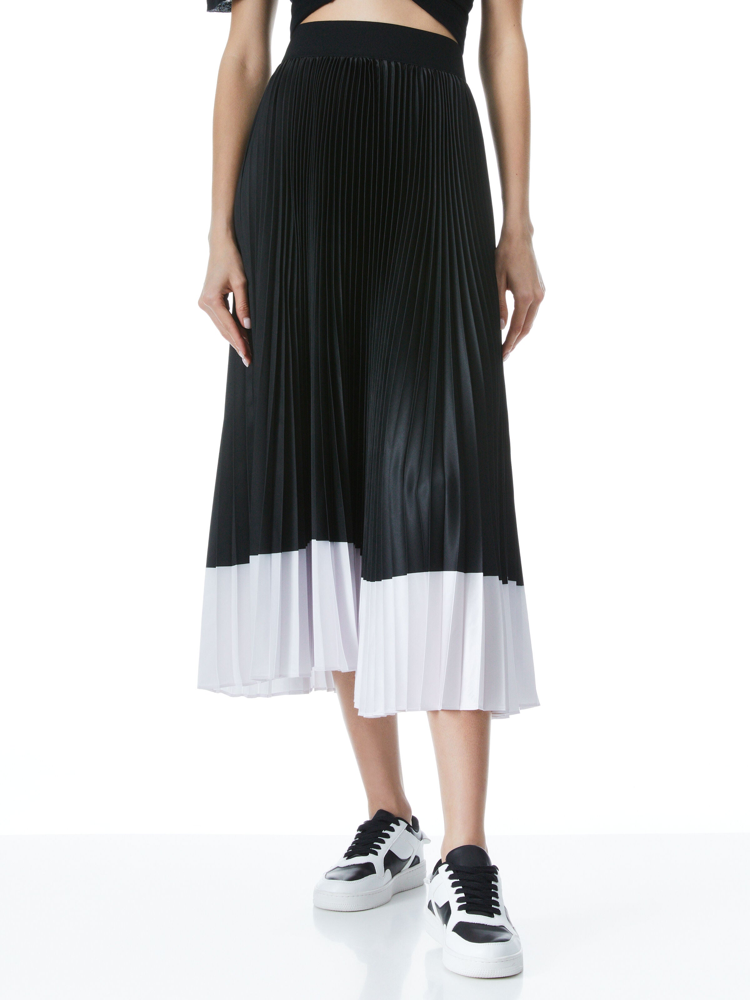 KATZ PLEATED MAXI SKIRT