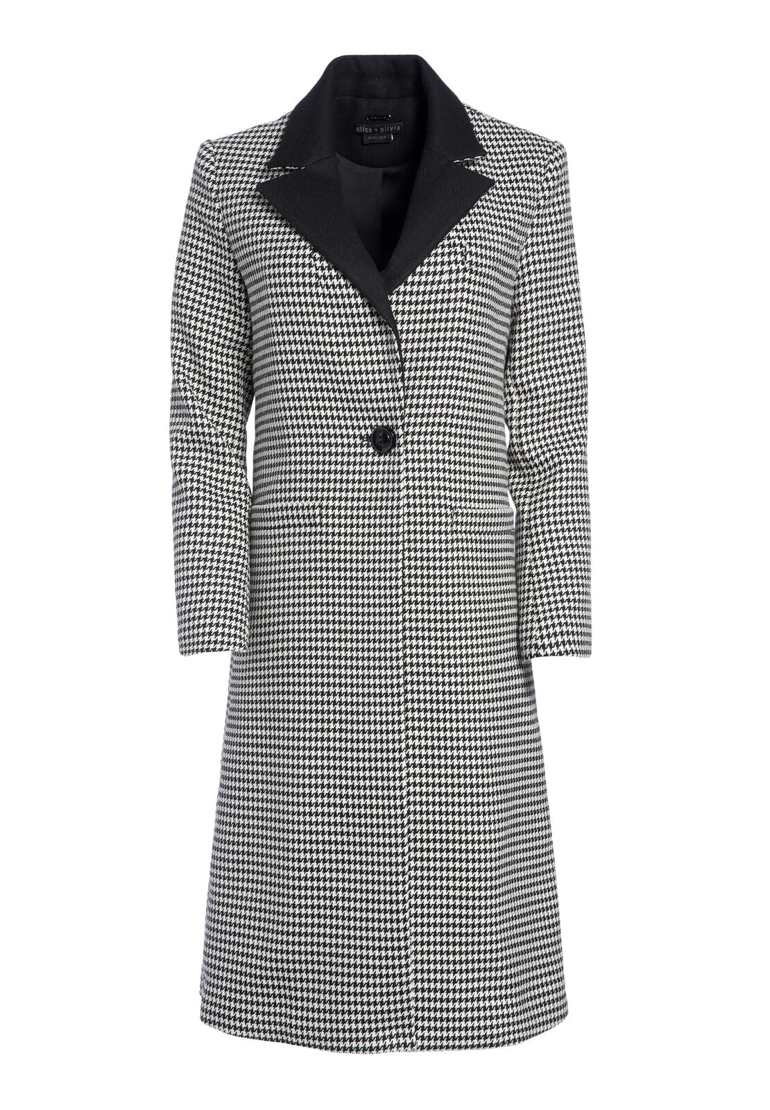 MANTEAU LONG À CARREAUX SIENNA