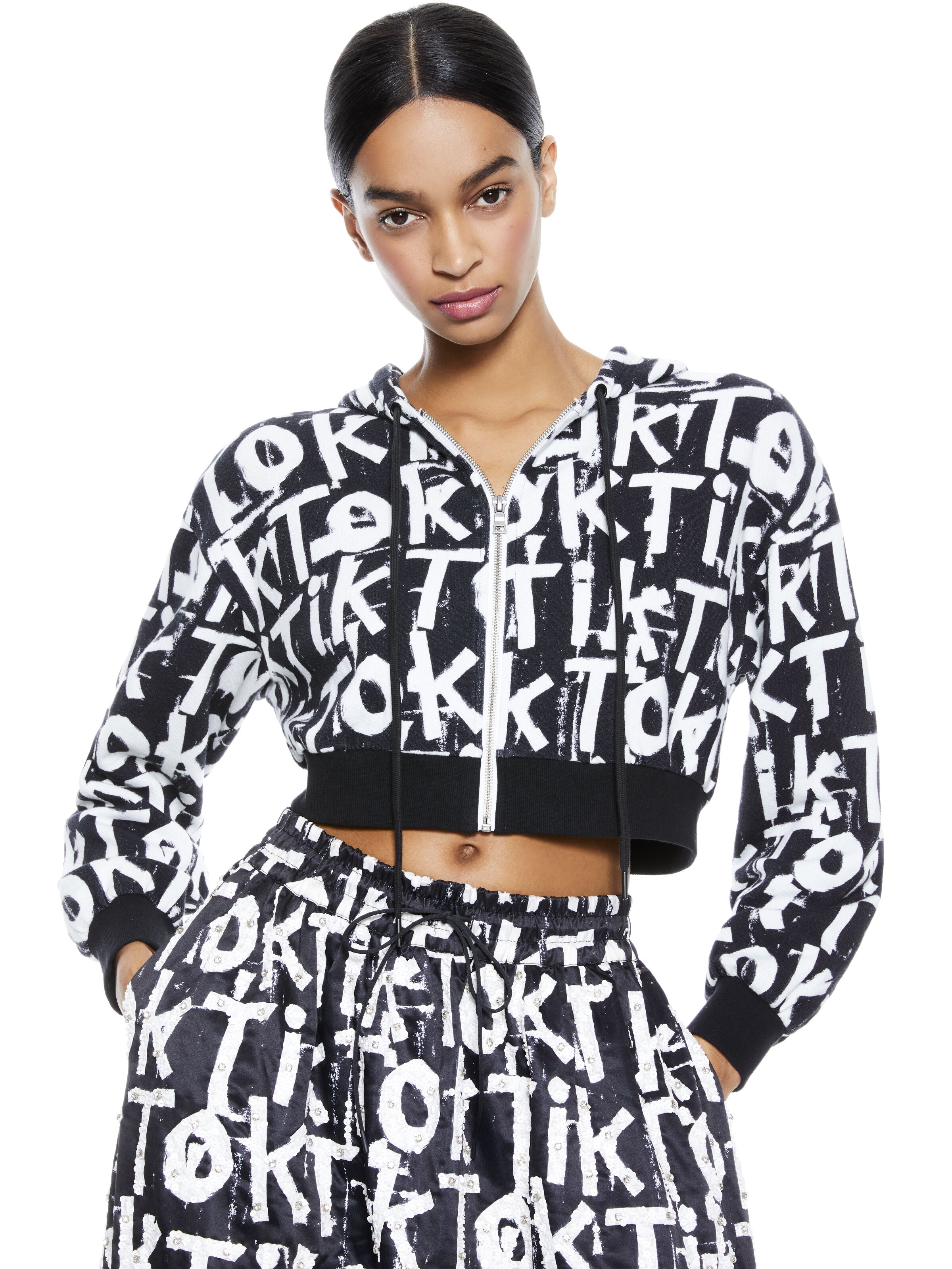 AO X TIKTOK BARRON CROPPED HOODIE