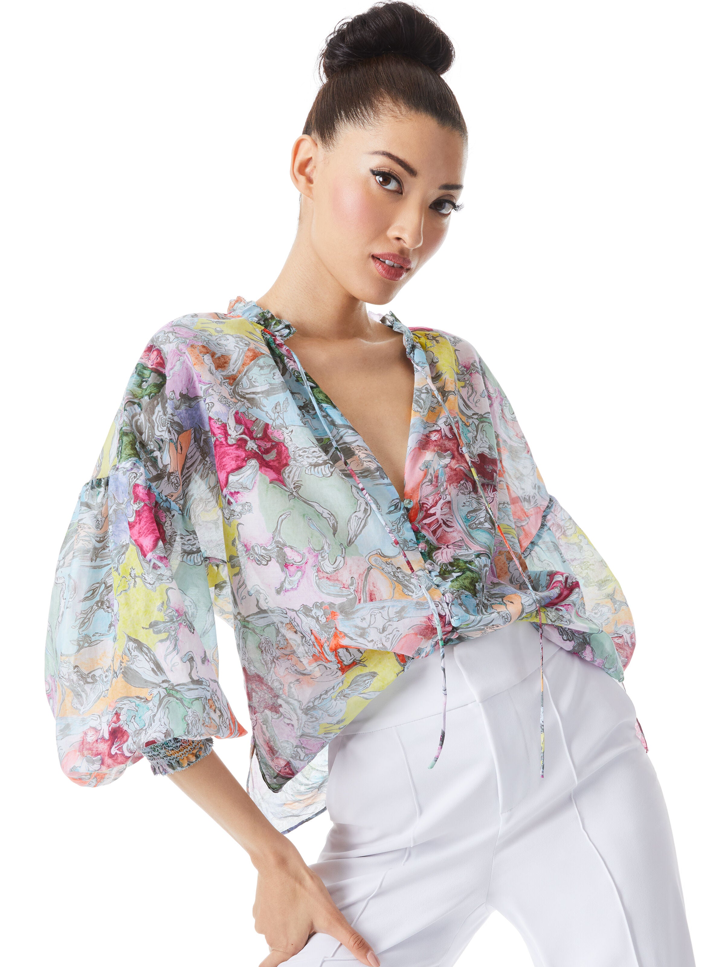 A+O X LOLA SCHNABEL JULIUS TUNIC TOP