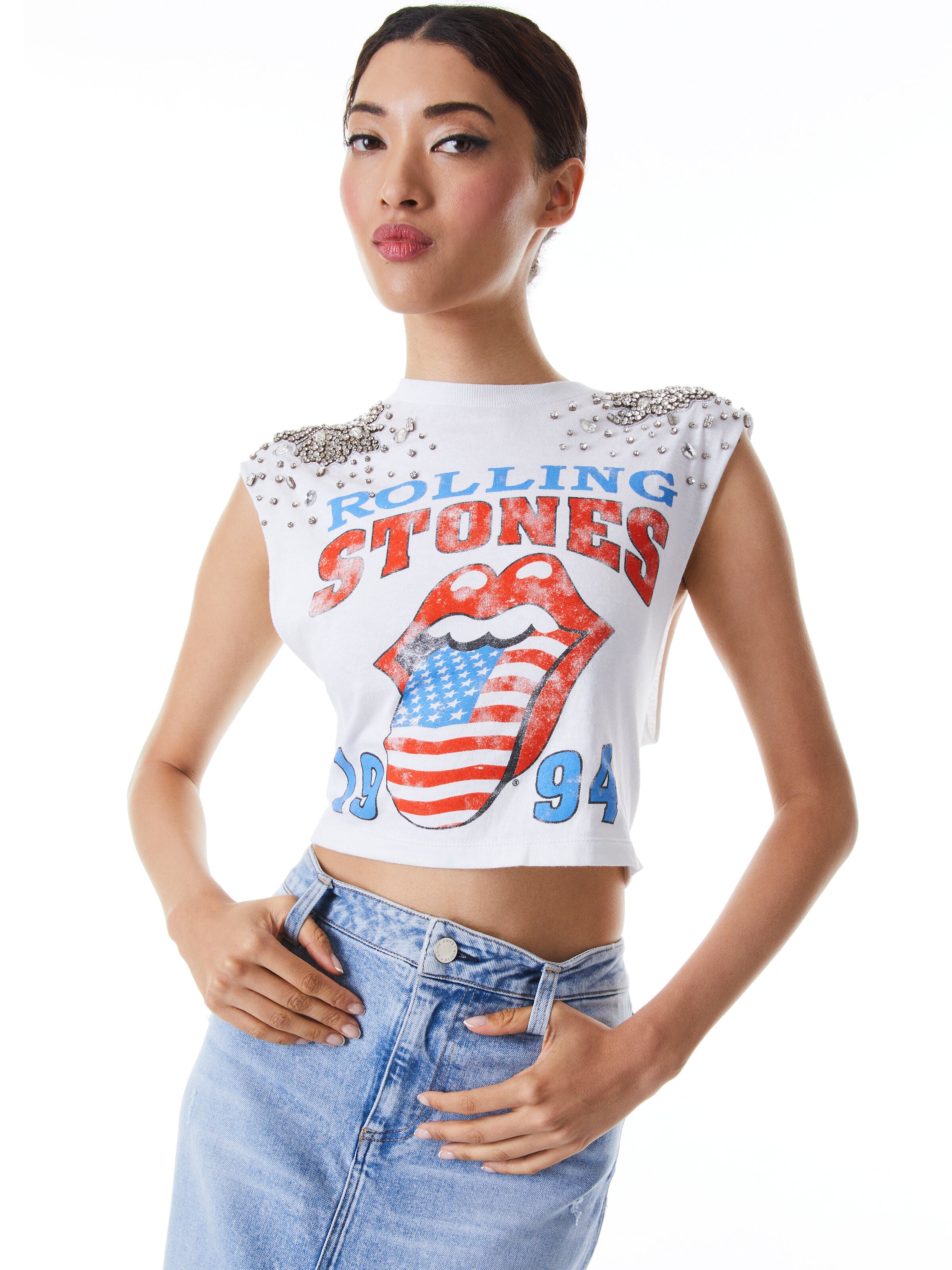 DÉBARDEUR COURT MICAH ORNÉ