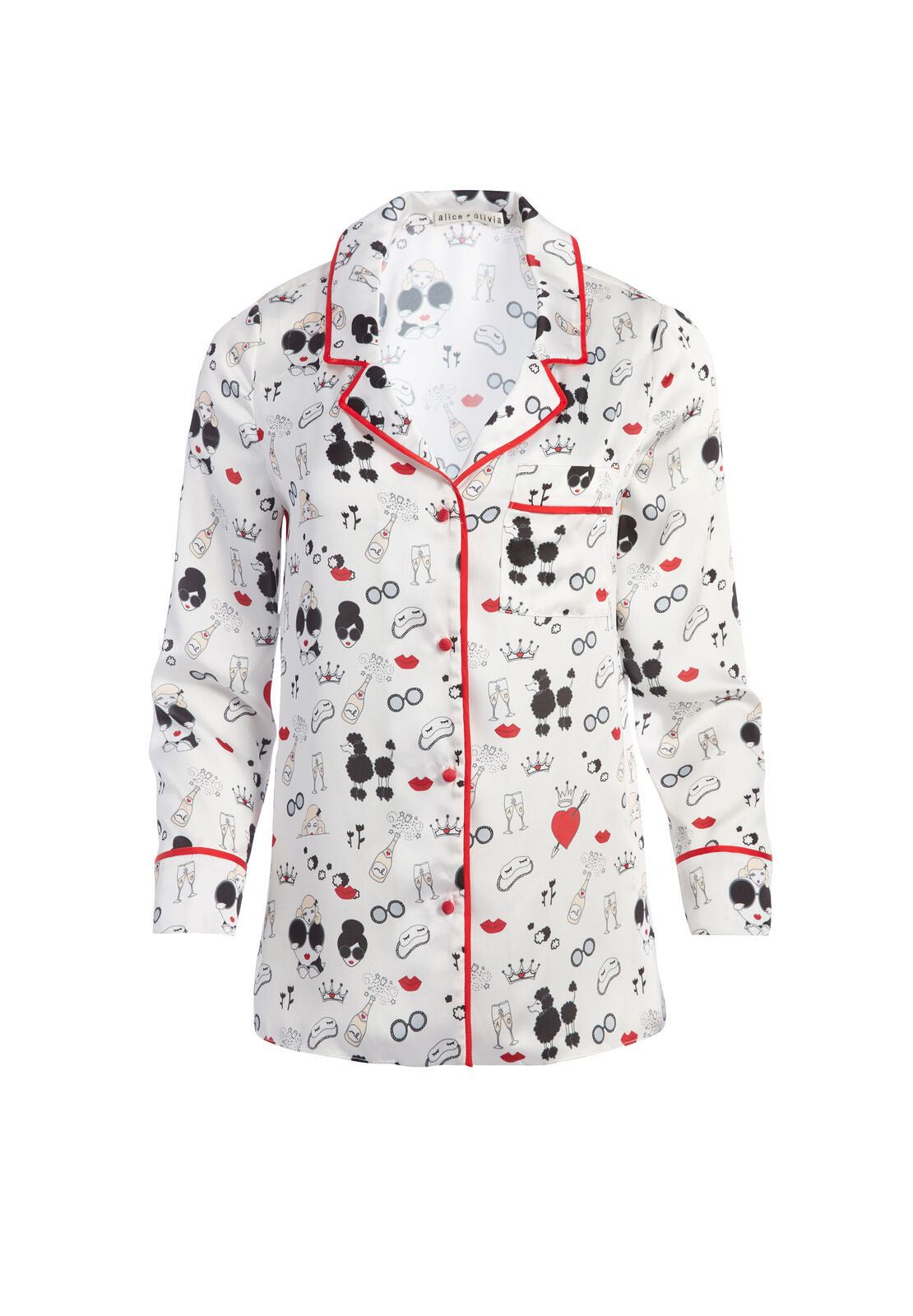 AO X MORGAN LANE KEIR PAJAMA TOP