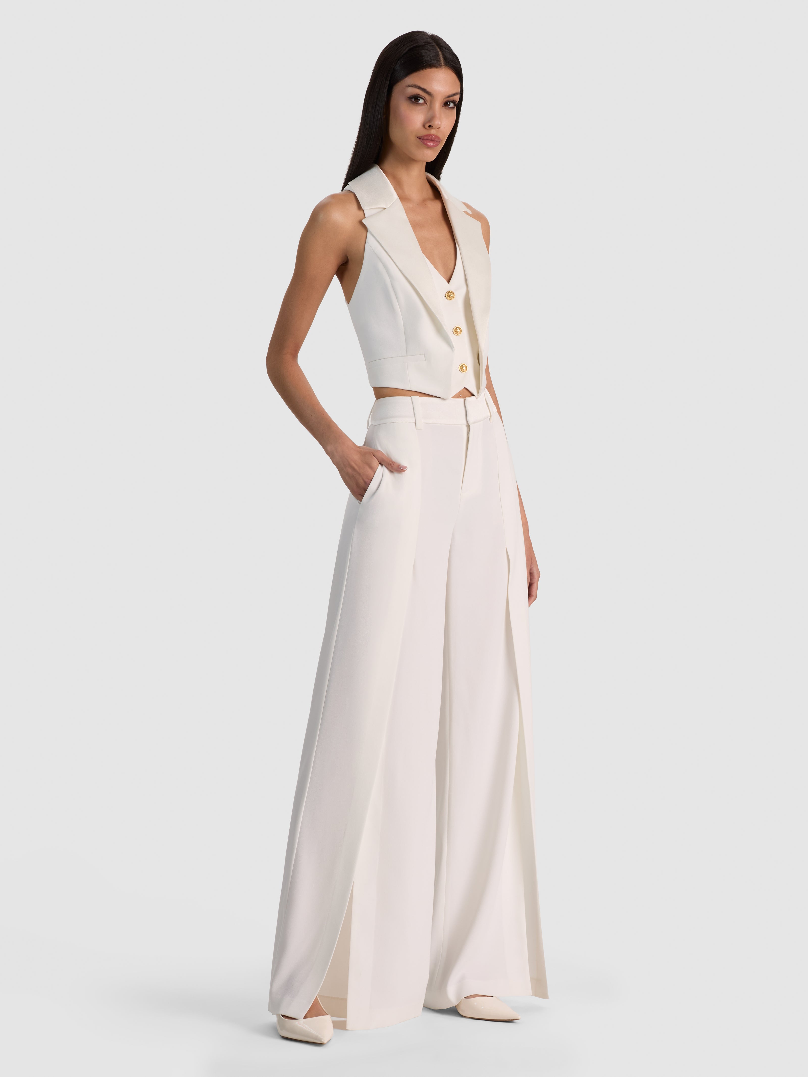 PANTALONI A PIEGHE AMPLI WADE-ALICE + OLIVIA