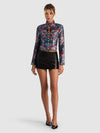 EMERSON JACQUARD MILITARY JKT-ALICE + OLIVIA