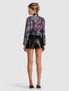 EMERSON JACQUARD MILITARY JKT-ALICE + OLIVIA