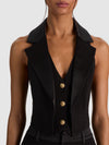TESSA VEST WITH LAPEL-Black-ALICE + OLIVIA