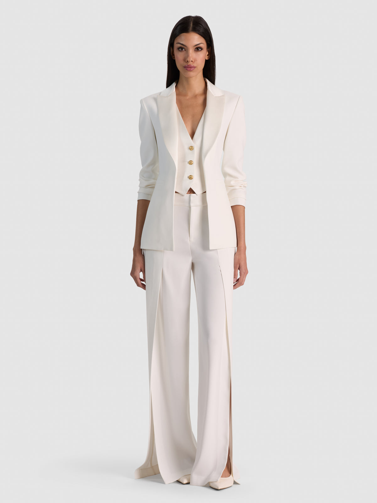 ALTON BLAZER CON GILETTINO - BIANCO SPORCO