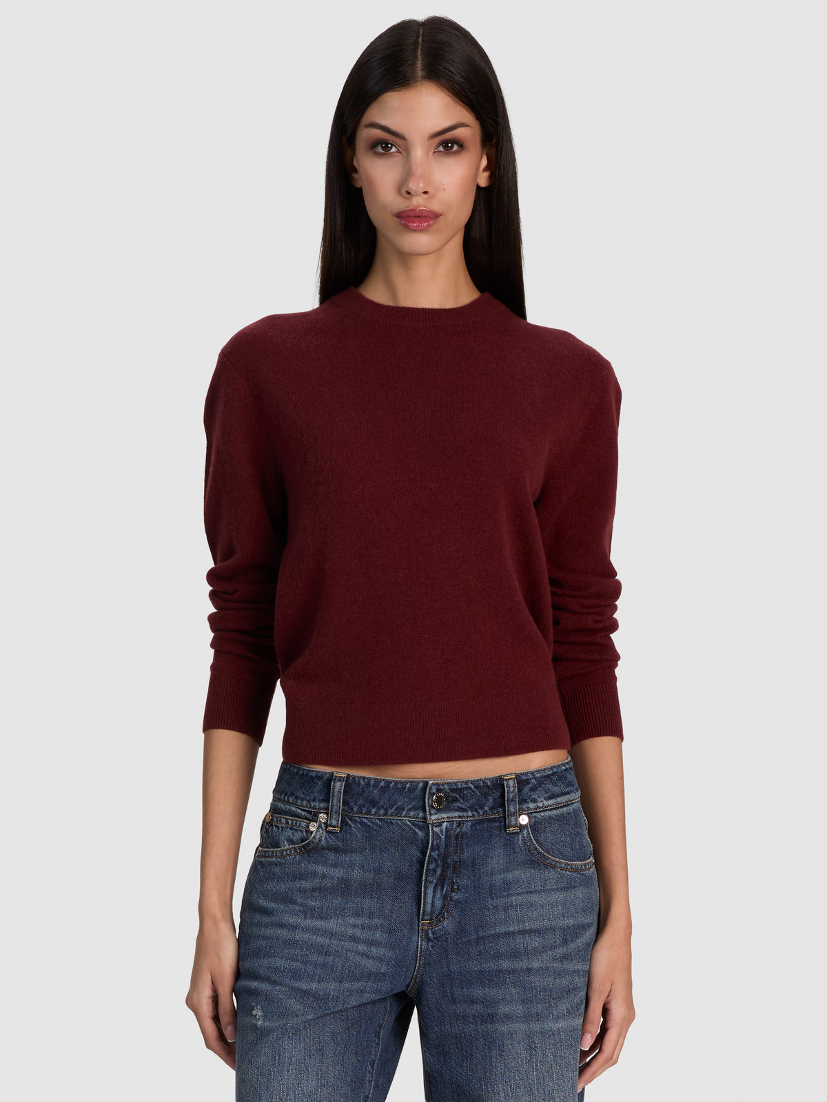 PULL EN CACHEMIRE SCOTTIE - COGNAC
