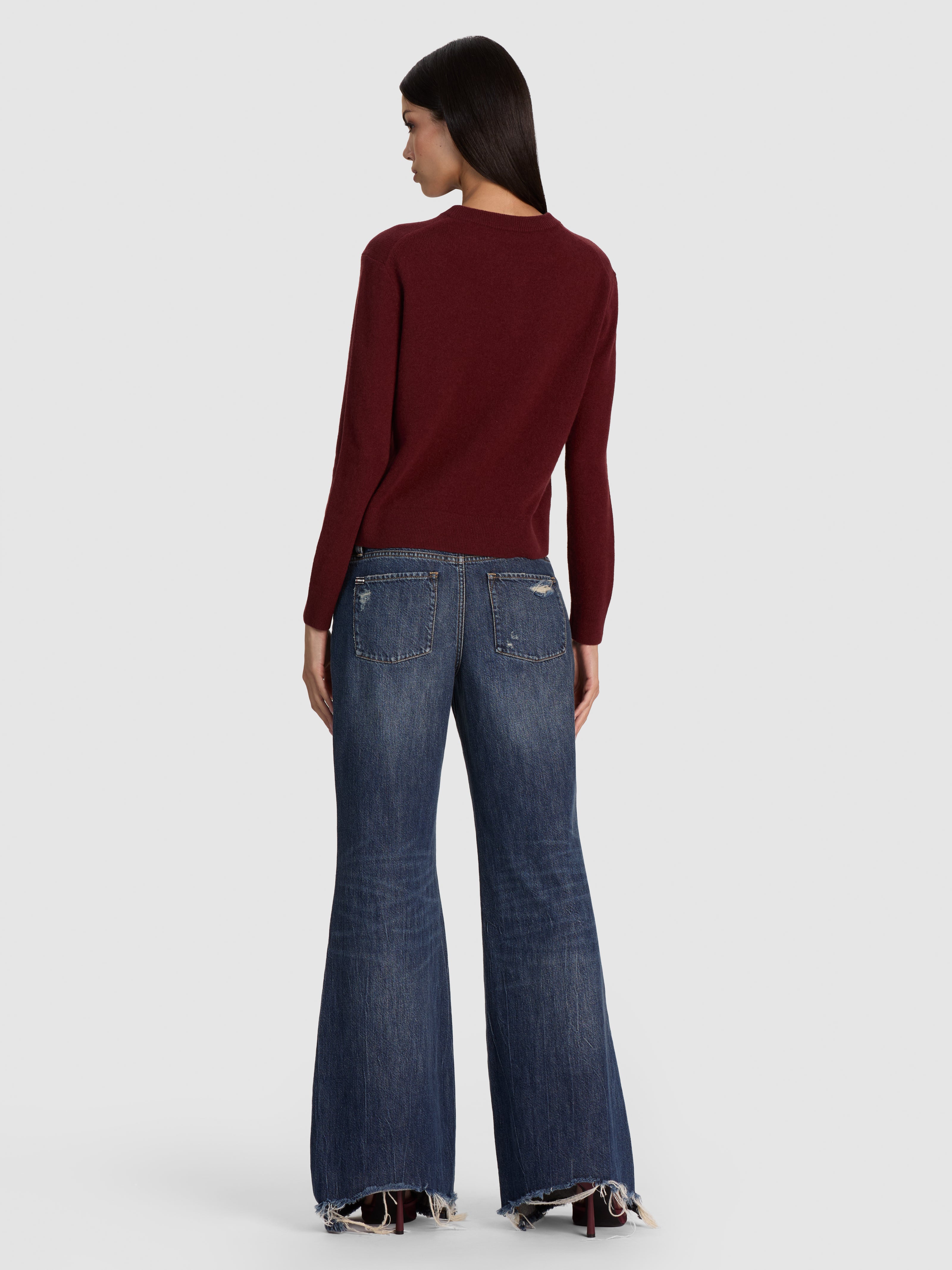 SCOTTIE CASHMERE PULLOVER-COGNAC-ALICE + OLIVIA