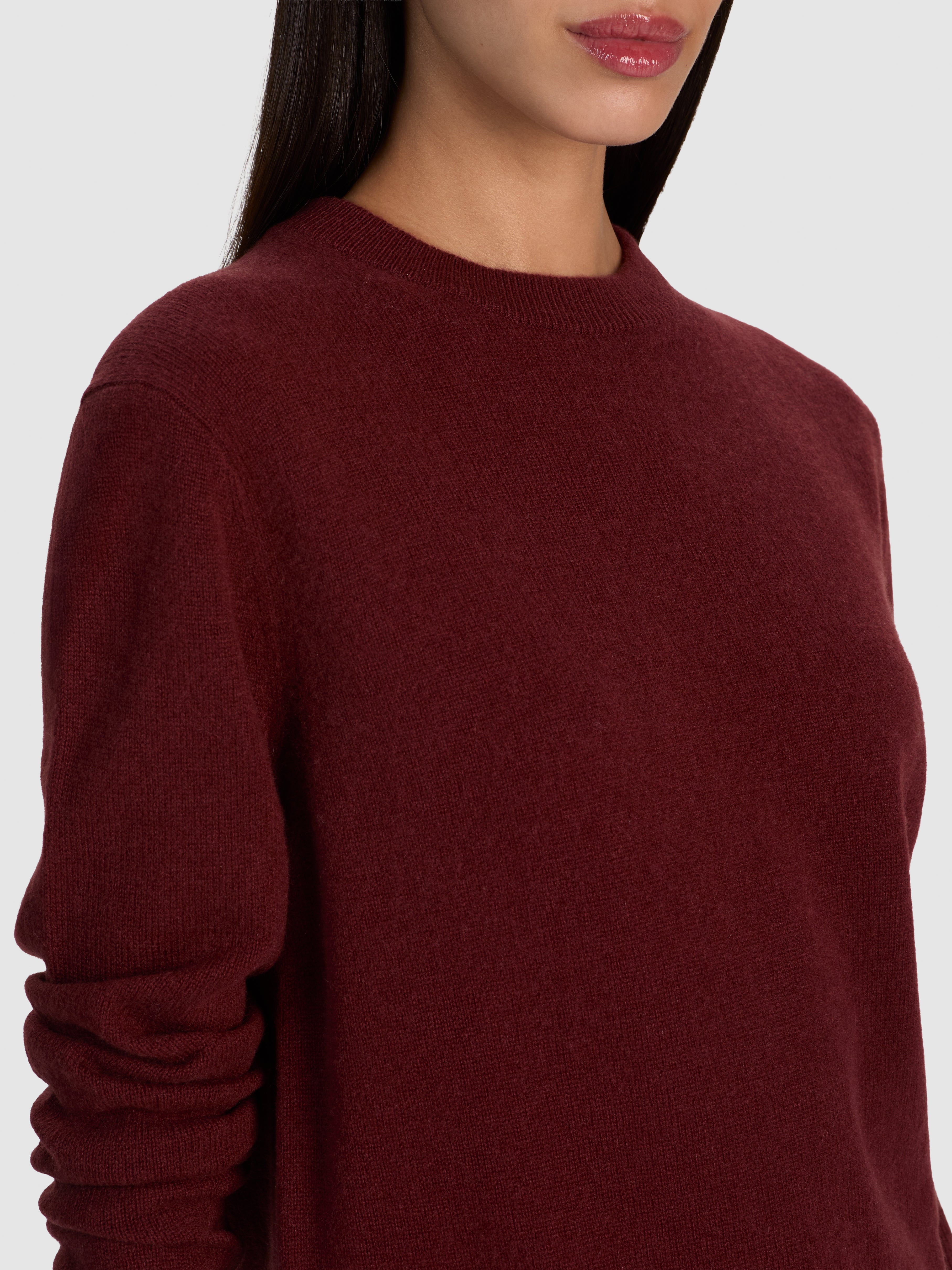 SCOTTIE CASHMERE PULLOVER in COGNAC | ALICE + OLIVIA
