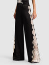 OLIVIA WIDE LEG LACE PANT-BLACK/CHINO-ALICE + OLIVIA