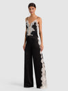 OLIVIA WIDE LEG LACE PANT-BLACK/CHINO-ALICE + OLIVIA