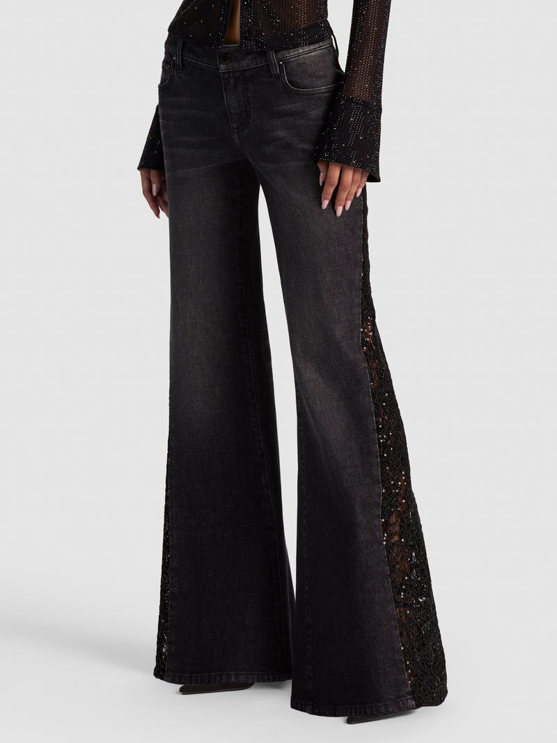 Sirena Embellished Cutout Jean